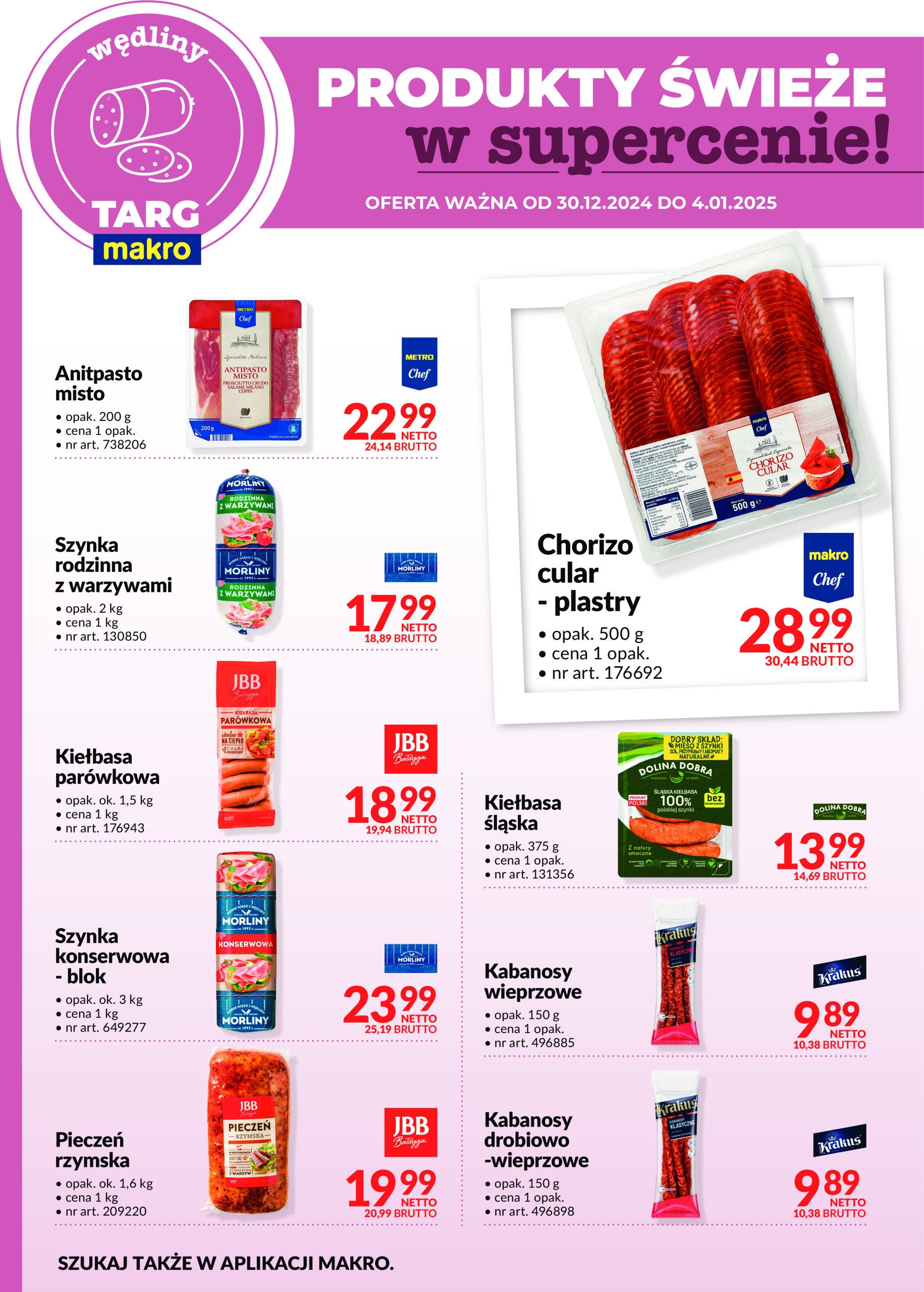 makro - Targ MAKRO - oferta świeża w super cenach! gazetka ważna od 30.12. - 04.01. - page: 4