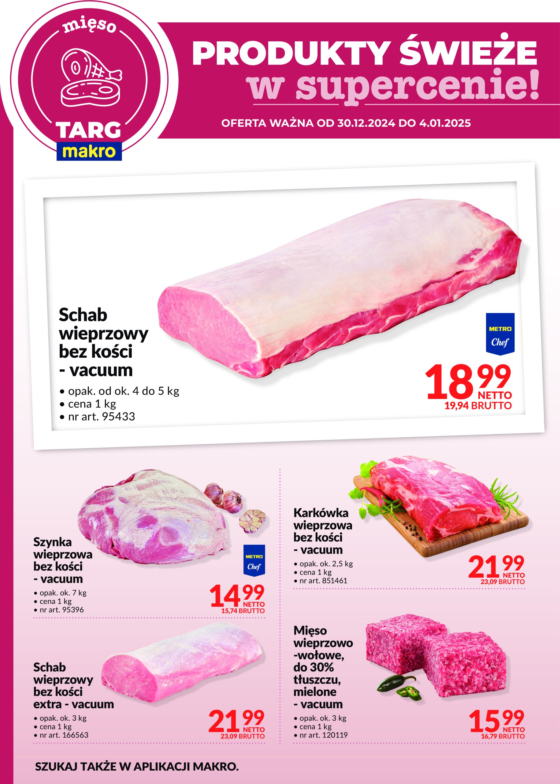 makro - Targ MAKRO - oferta świeża w super cenach! gazetka ważna od 30.12. - 04.01. - page: 3