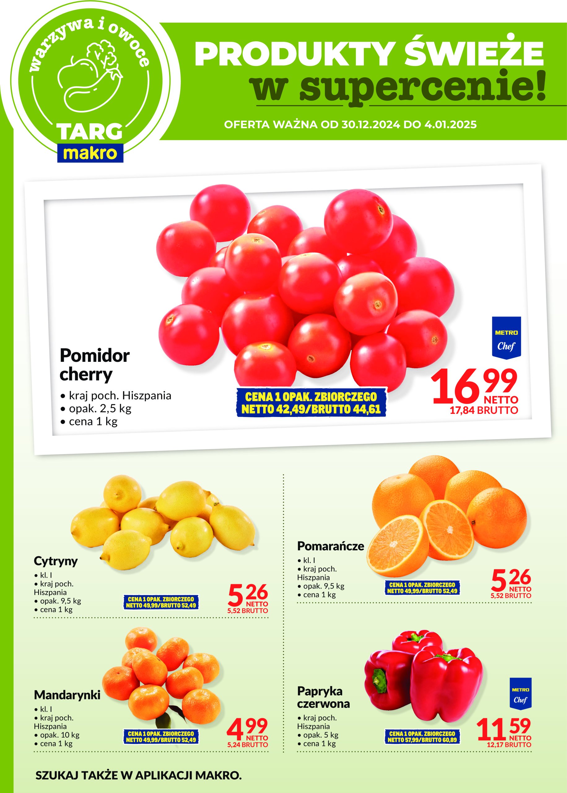 makro - Targ MAKRO - oferta świeża w super cenach! gazetka ważna od 30.12. - 04.01. - page: 6