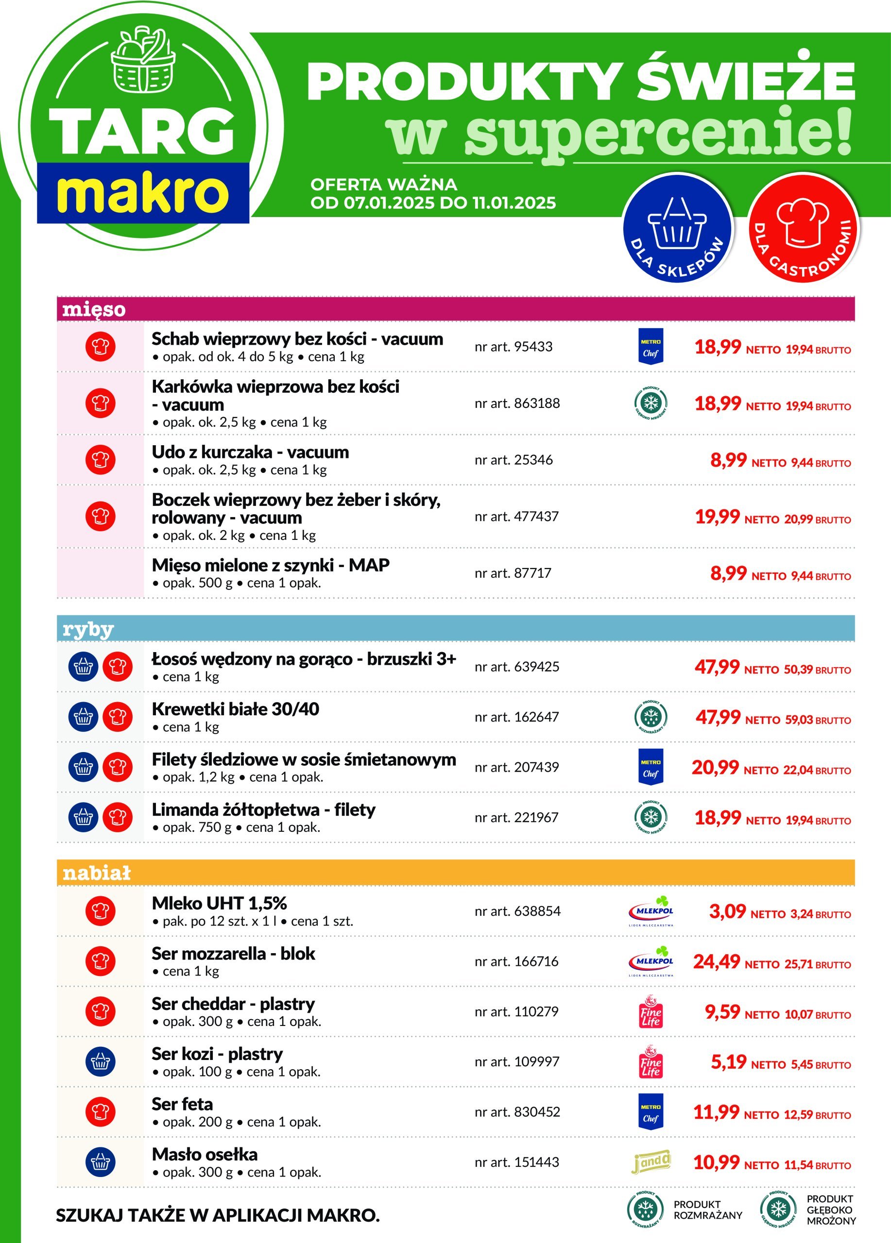 makro - Targ MAKRO - oferta świeża w super cenach! gazetka ważna od 07.01. - 11.01. - page: 2