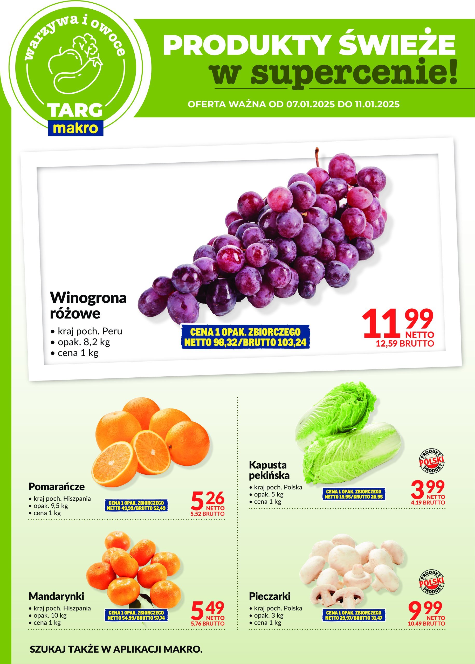 makro - Targ MAKRO - oferta świeża w super cenach! gazetka ważna od 07.01. - 11.01. - page: 6