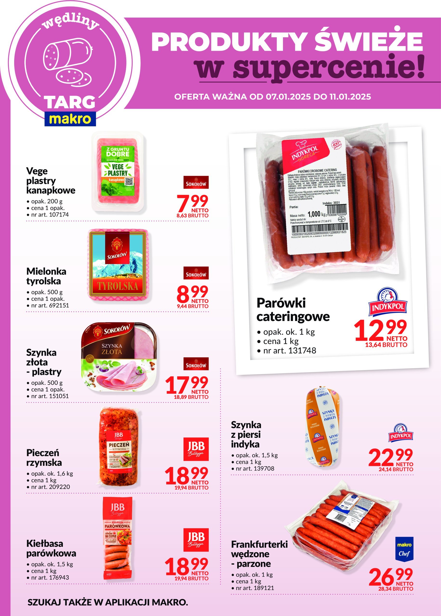 makro - Targ MAKRO - oferta świeża w super cenach! gazetka ważna od 07.01. - 11.01. - page: 4