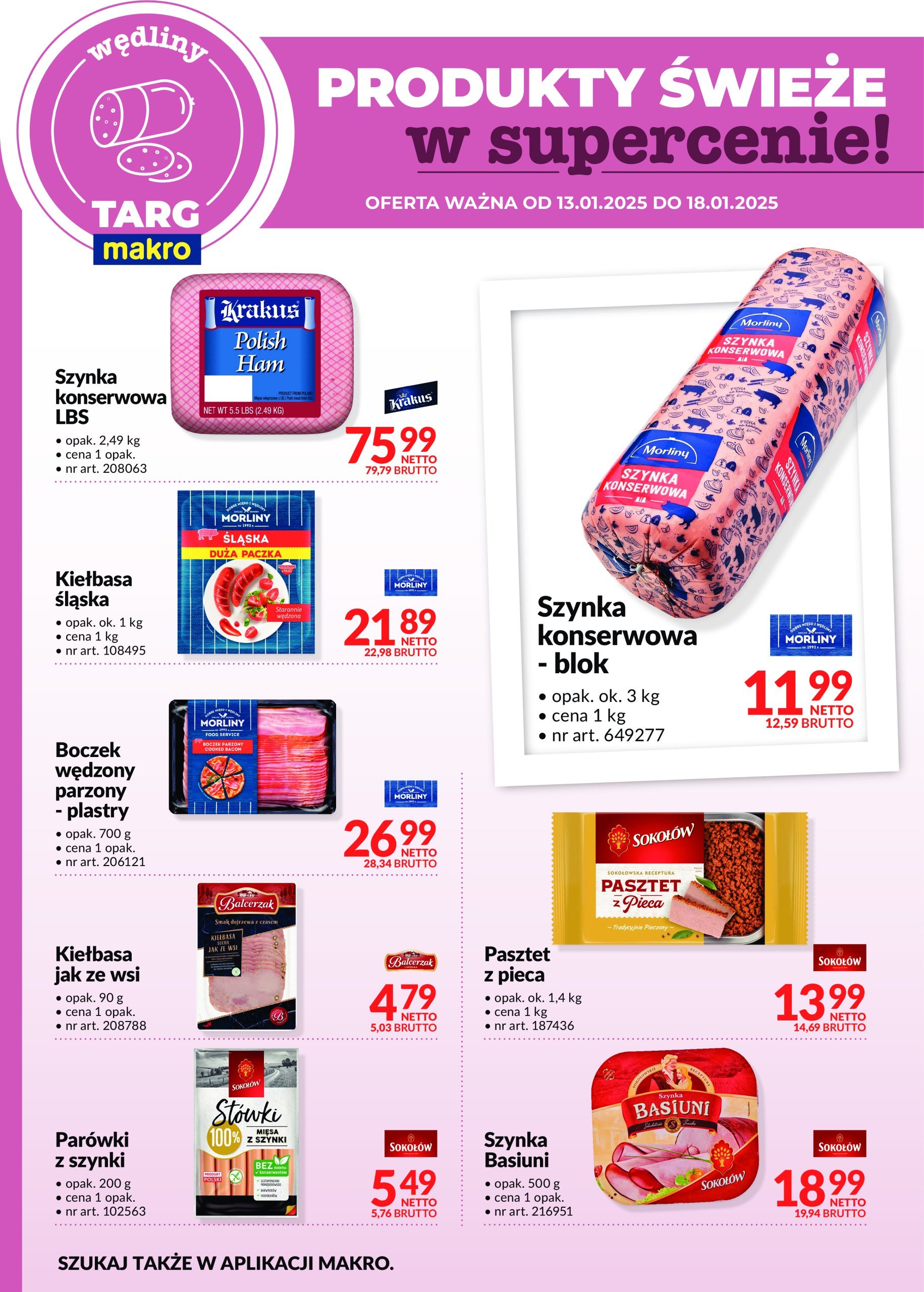 makro - Targ MAKRO - oferta świeża w super cenach! gazetka ważna od 13.01. - 18.01. - page: 5