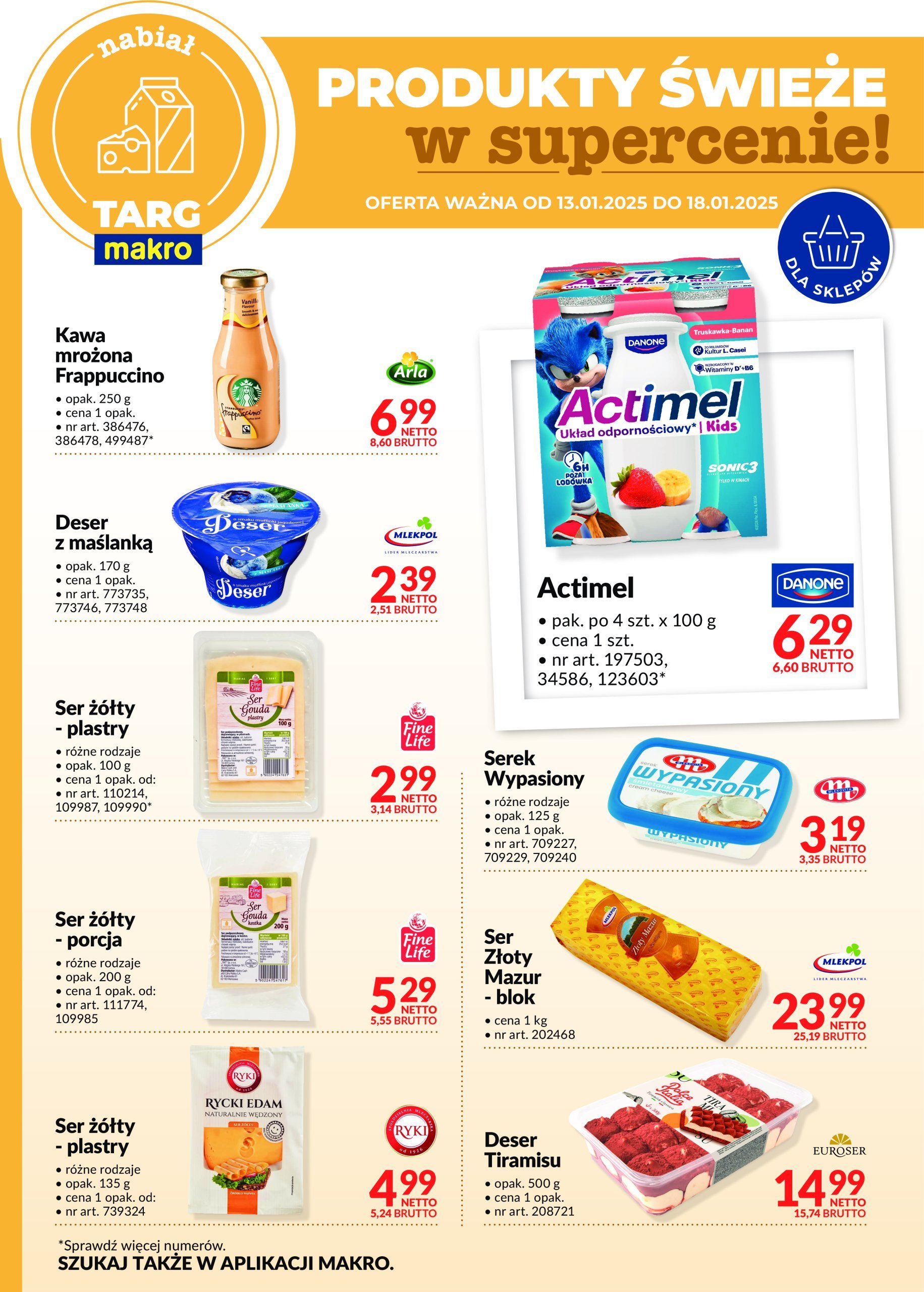 makro - Targ MAKRO - oferta świeża w super cenach! gazetka ważna od 13.01. - 18.01. - page: 8