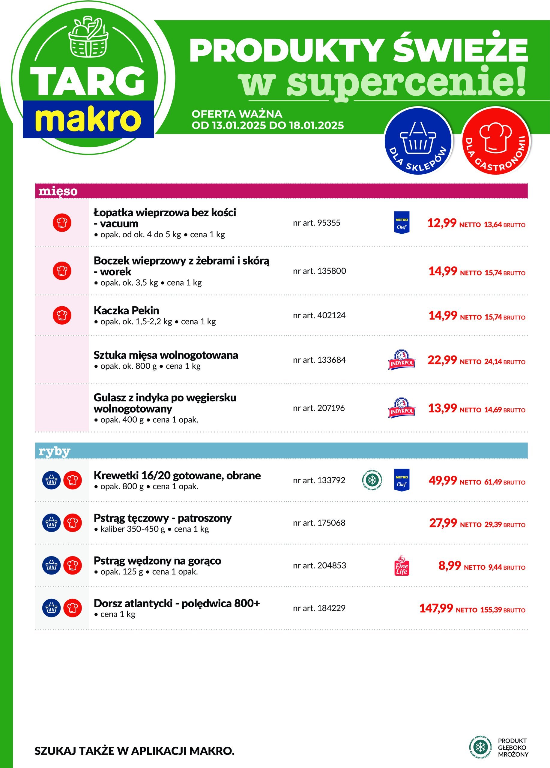 makro - Targ MAKRO - oferta świeża w super cenach! gazetka ważna od 13.01. - 18.01. - page: 2