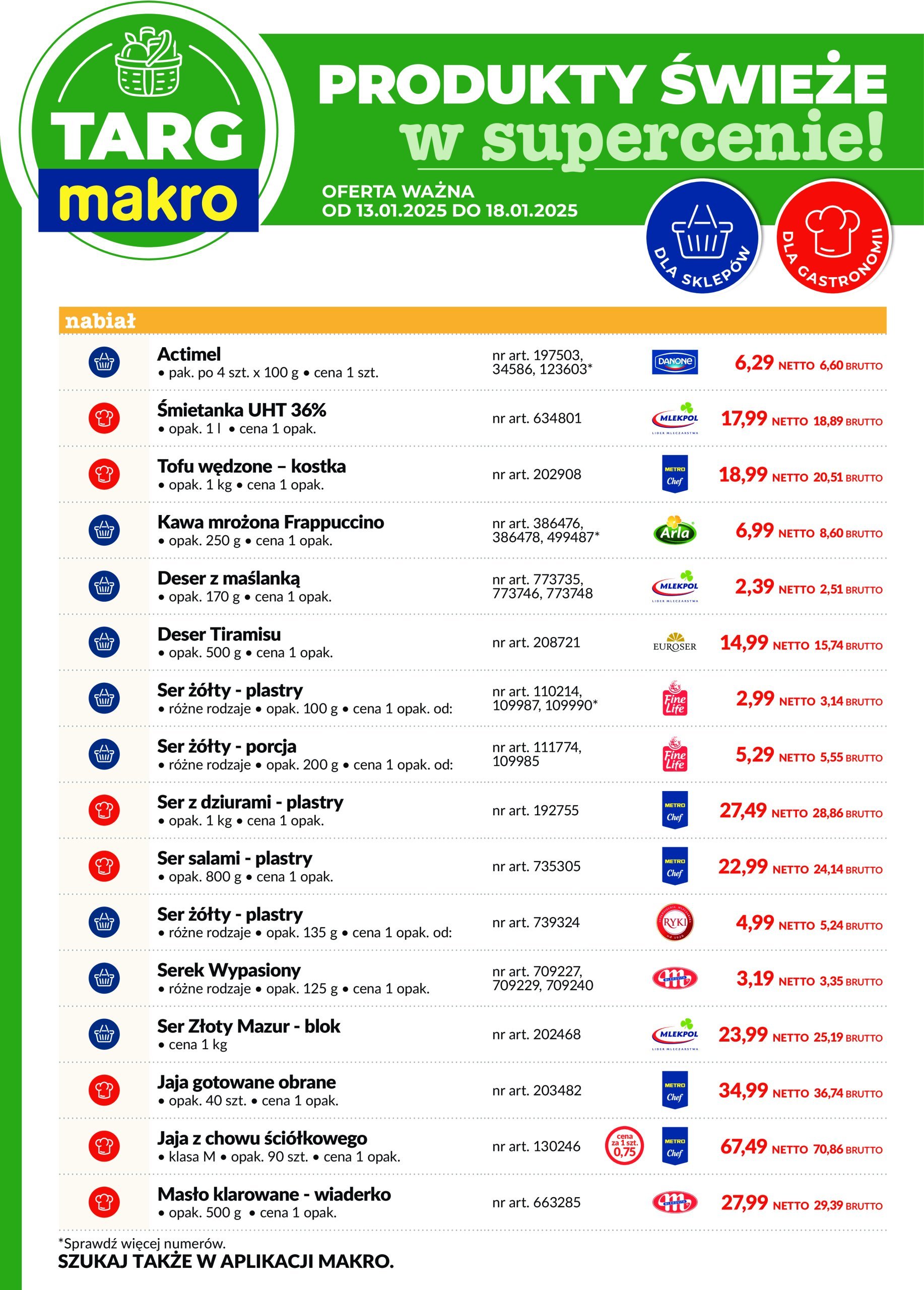 makro - Targ MAKRO - oferta świeża w super cenach! gazetka ważna od 13.01. - 18.01. - page: 3