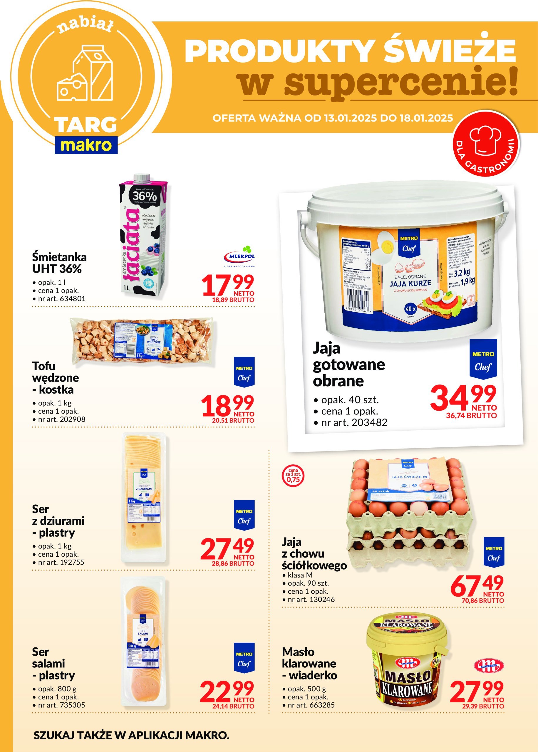 makro - Targ MAKRO - oferta świeża w super cenach! gazetka ważna od 13.01. - 18.01. - page: 9