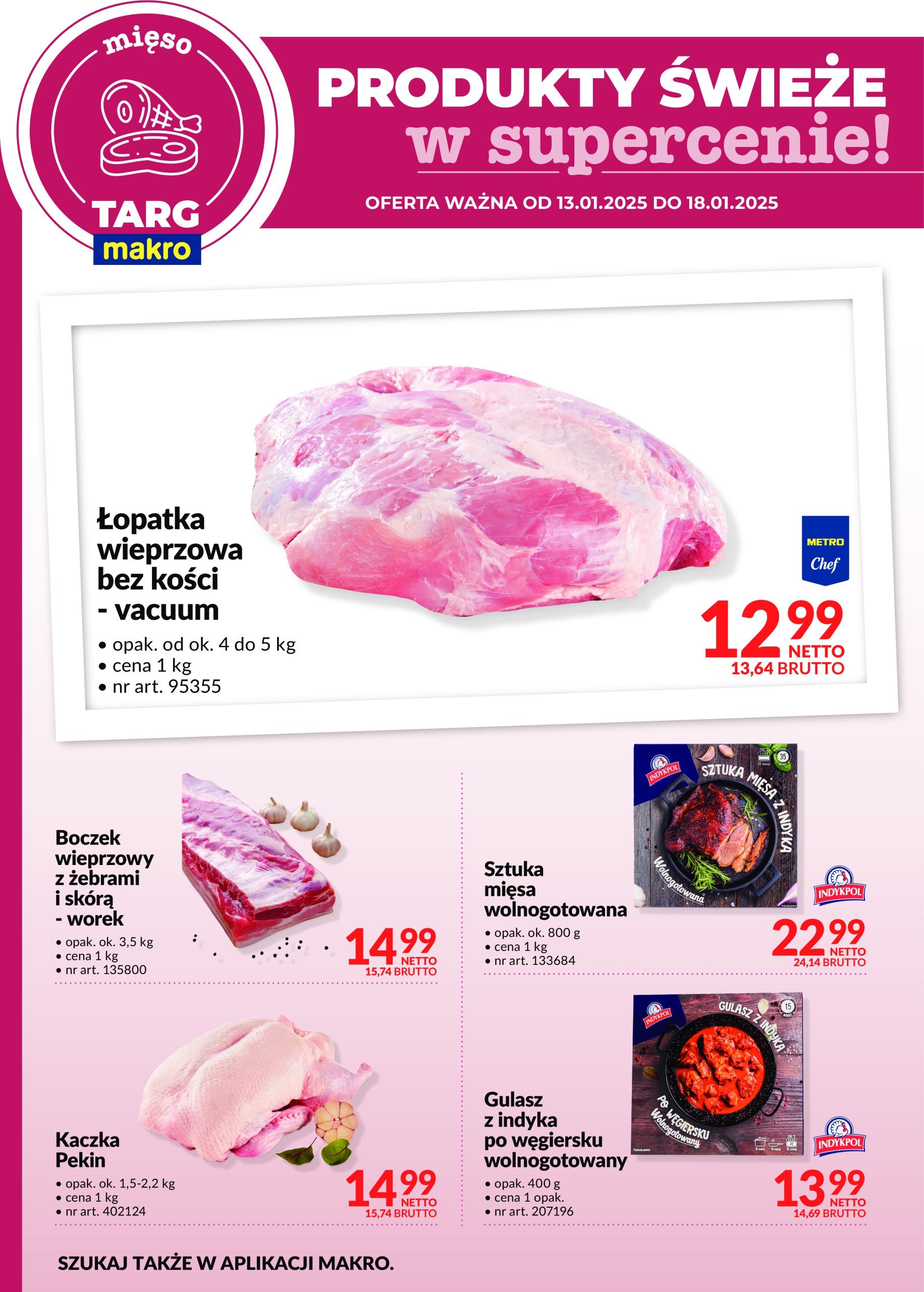 makro - Targ MAKRO - oferta świeża w super cenach! gazetka ważna od 13.01. - 18.01. - page: 4