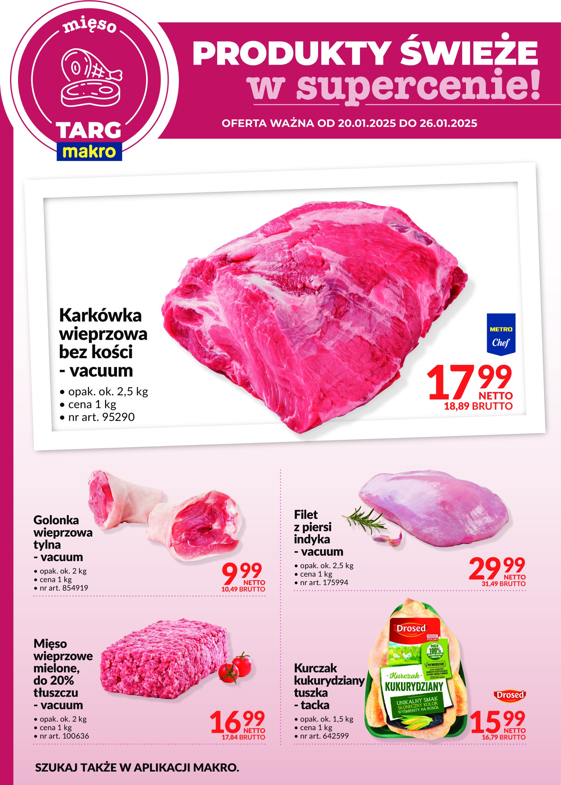 makro - Targ MAKRO - Oferta świeża w super cenach! gazetka ważna od 20.01. - 26.01. - page: 4