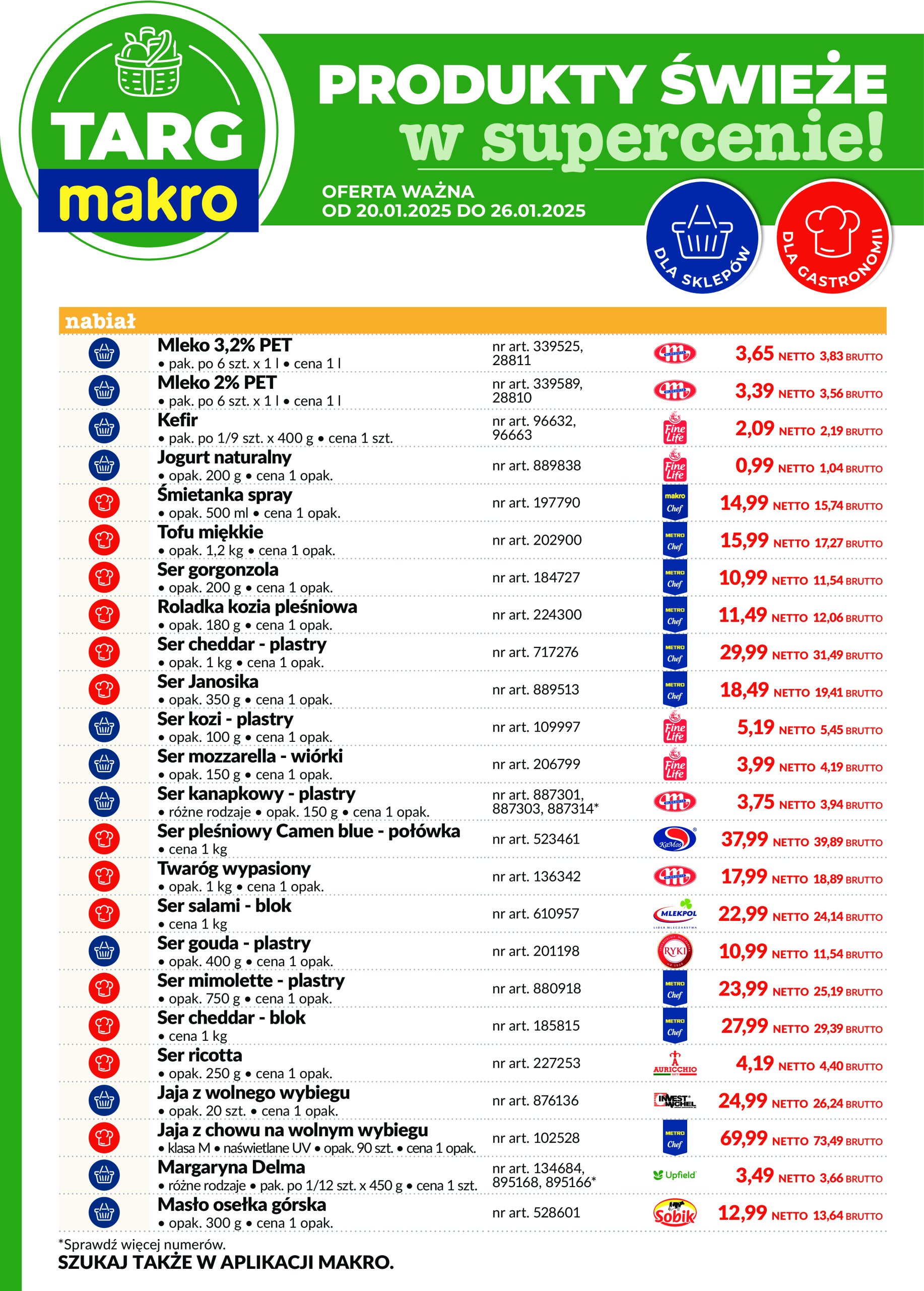 makro - Targ MAKRO - Oferta świeża w super cenach! gazetka ważna od 20.01. - 26.01. - page: 3