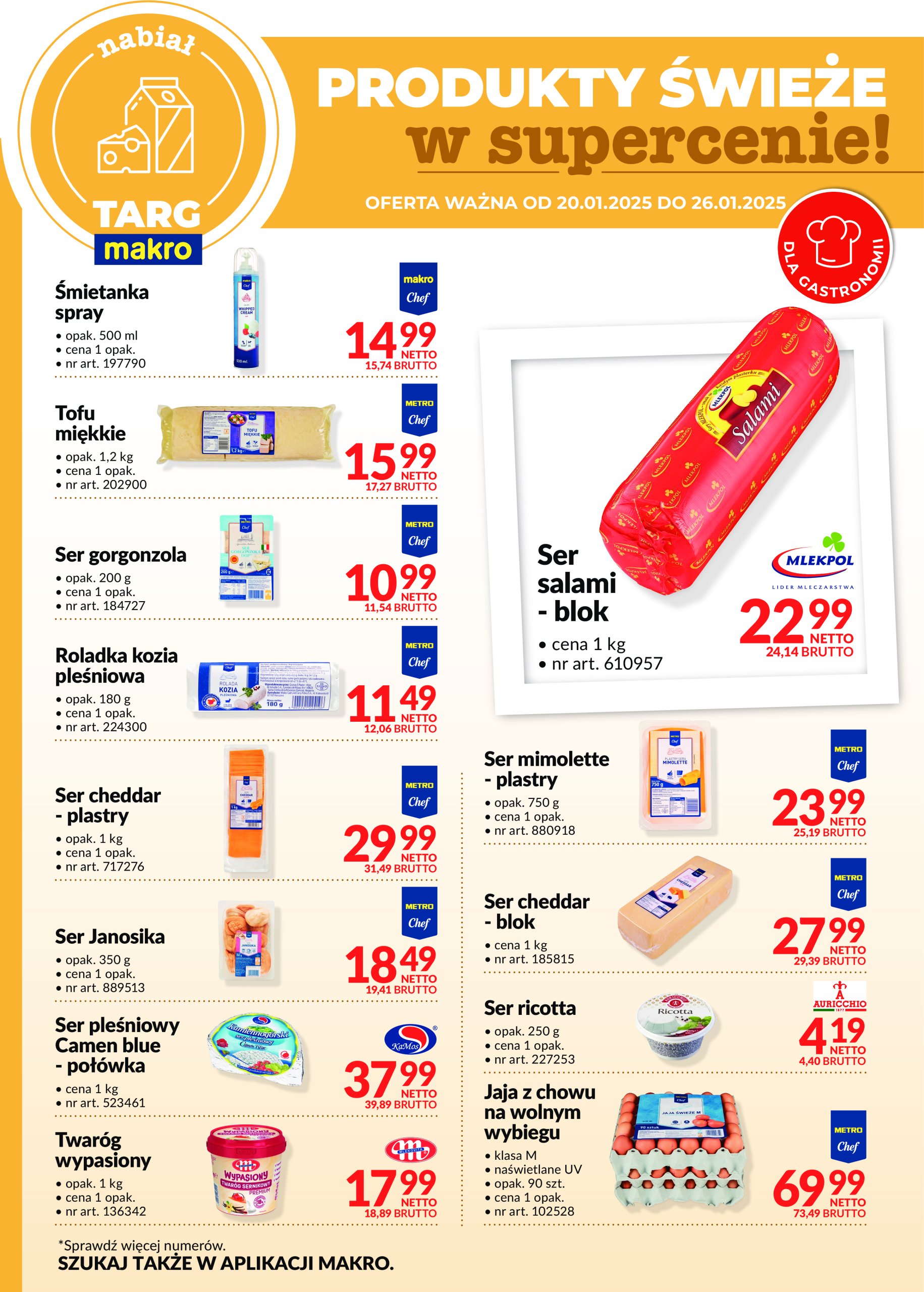 makro - Targ MAKRO - Oferta świeża w super cenach! gazetka ważna od 20.01. - 26.01. - page: 8