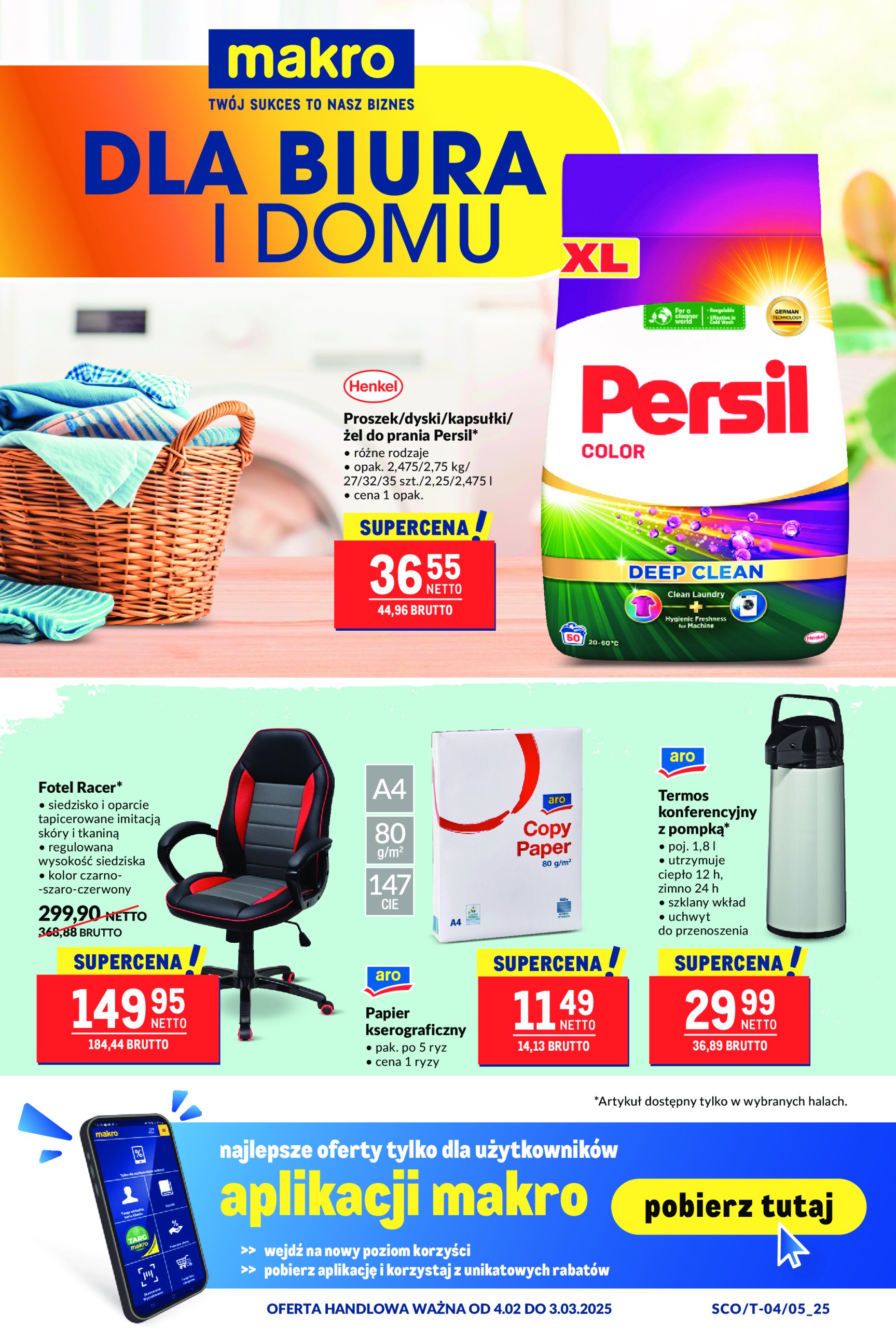 makro - Makro - Oferta dla biura i domu gazetka ważna od 04.02. - 03.03. - page: 1