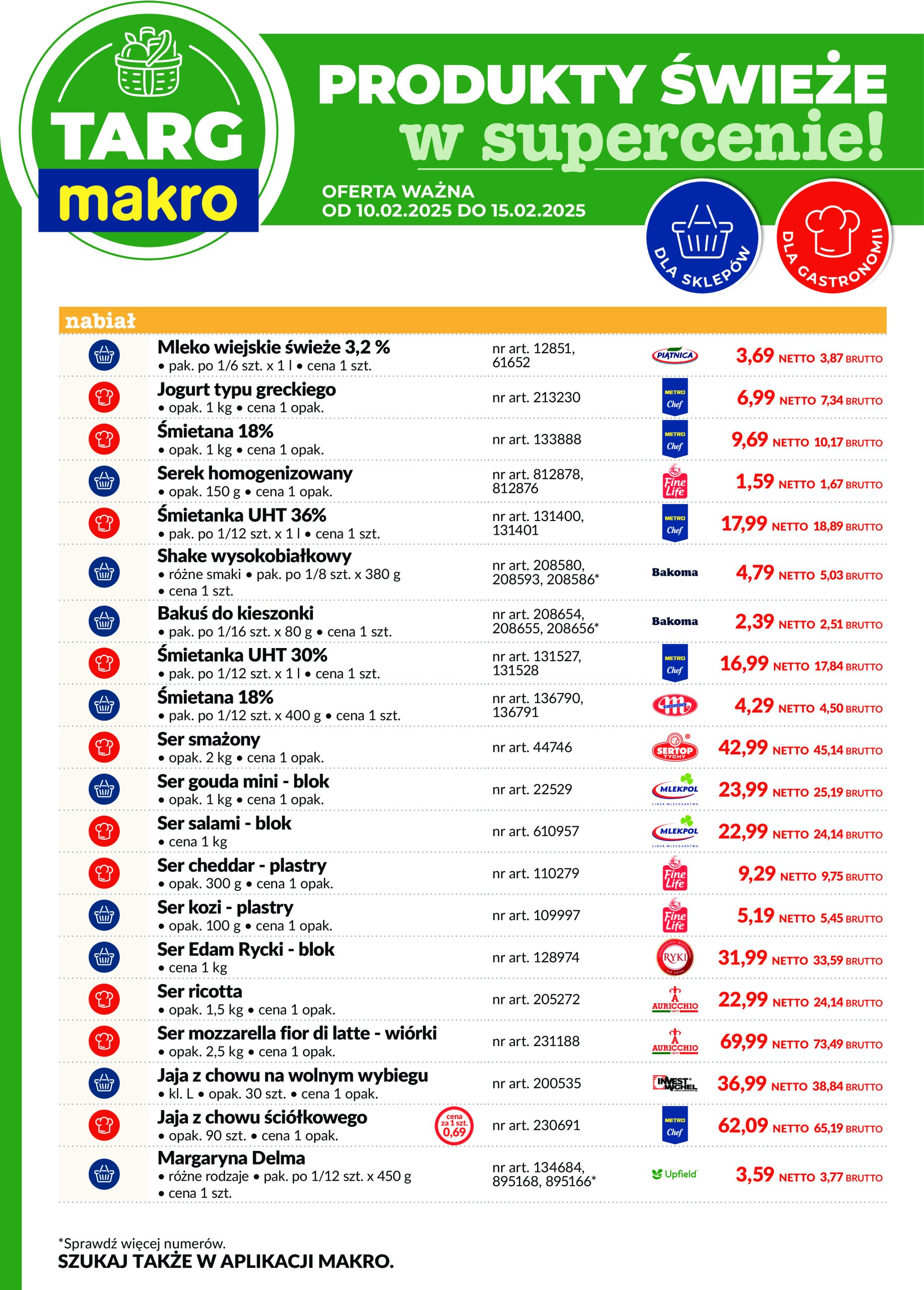 makro - Targ MAKRO - Oferta świeża w super cenach! gazetka ważna od 10.02. - 15.02. - page: 3