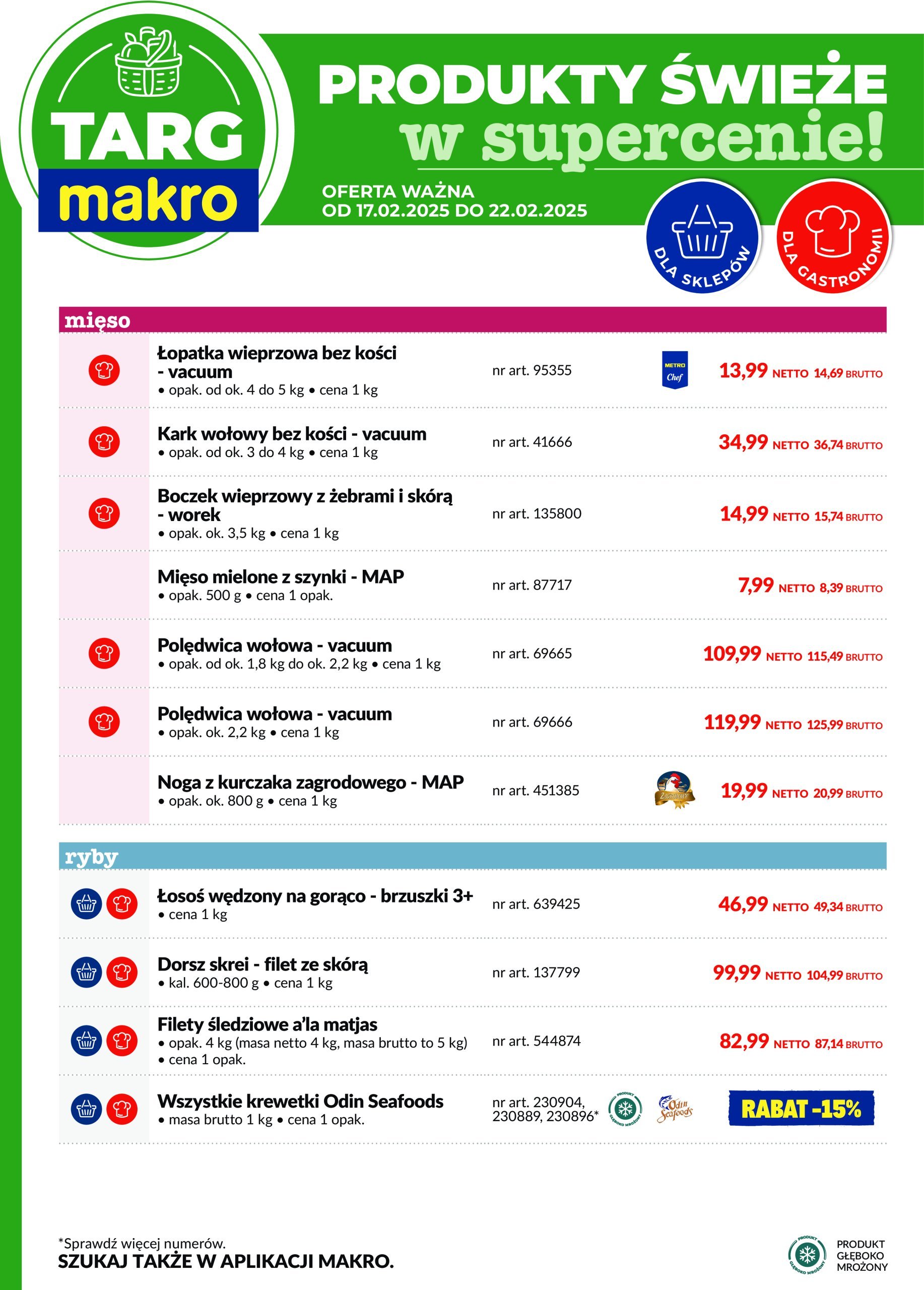 makro - Targ MAKRO - oferta świeża w super cenach gazetka ważna od 17.02. - 22.02. - page: 2