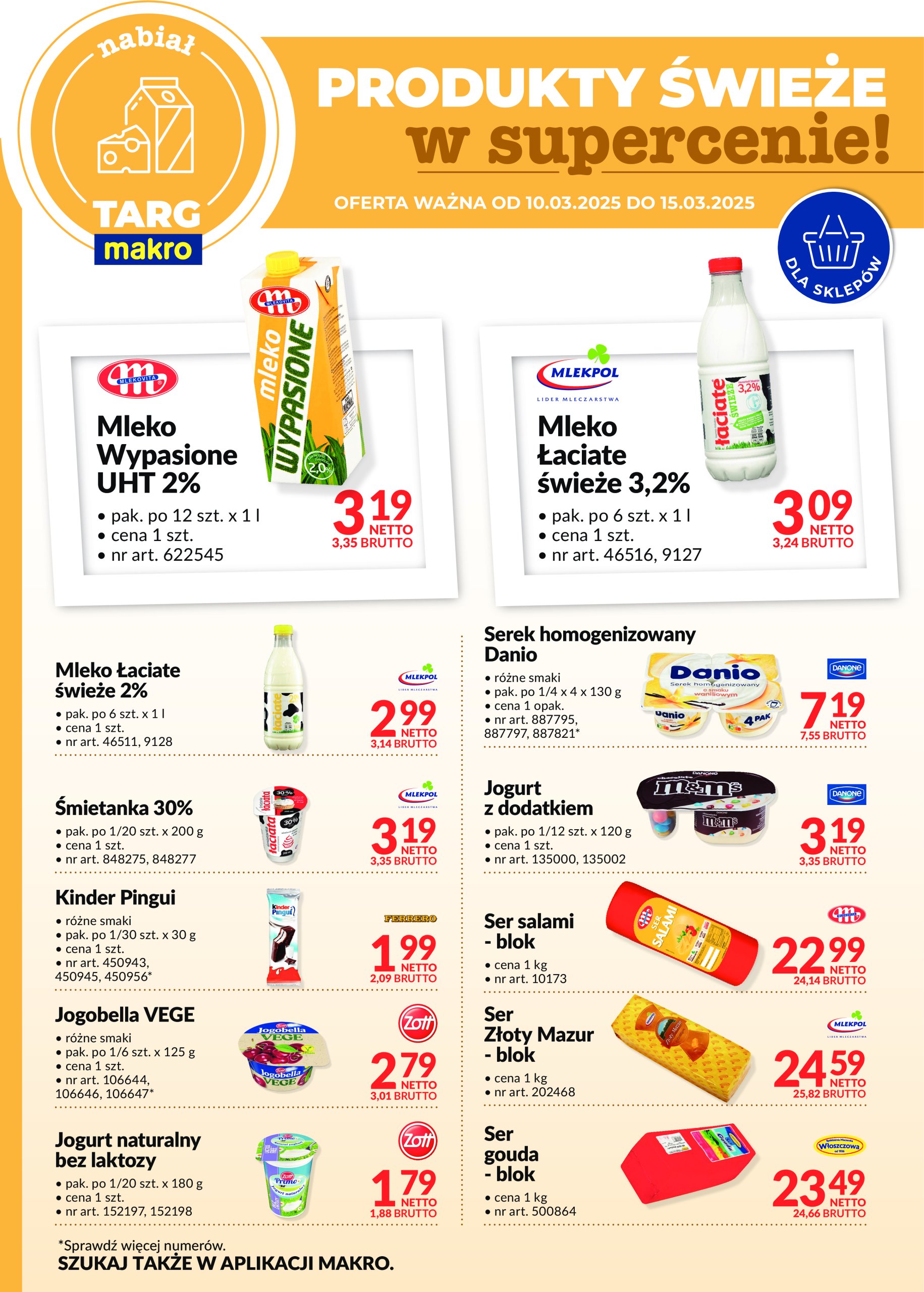 makro - Targ MAKRO - oferta świeża w super cenach gazetka ważna od 01.03. - 15.03.