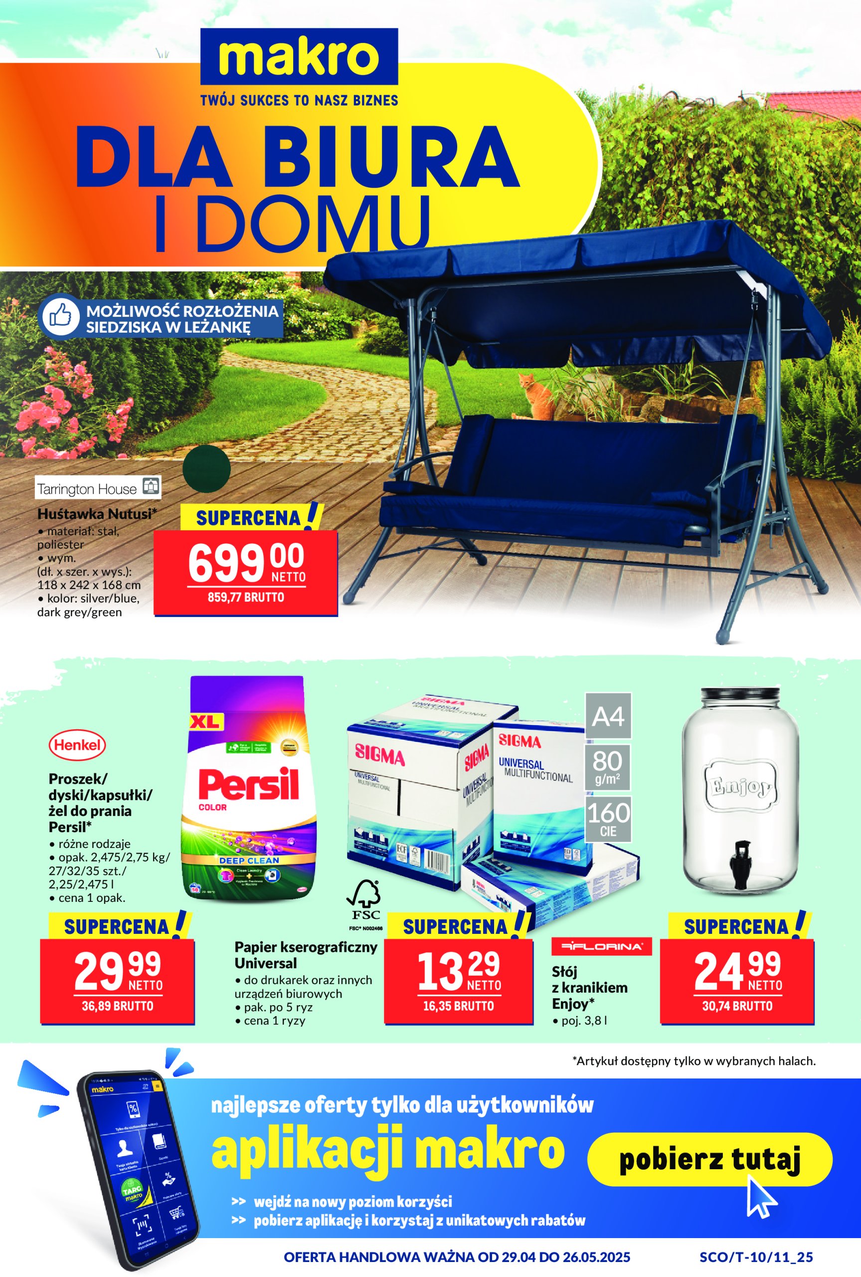 makro - Makro - Oferta dla biura i domu gazetka ważna od 29.04. - 26.05.
