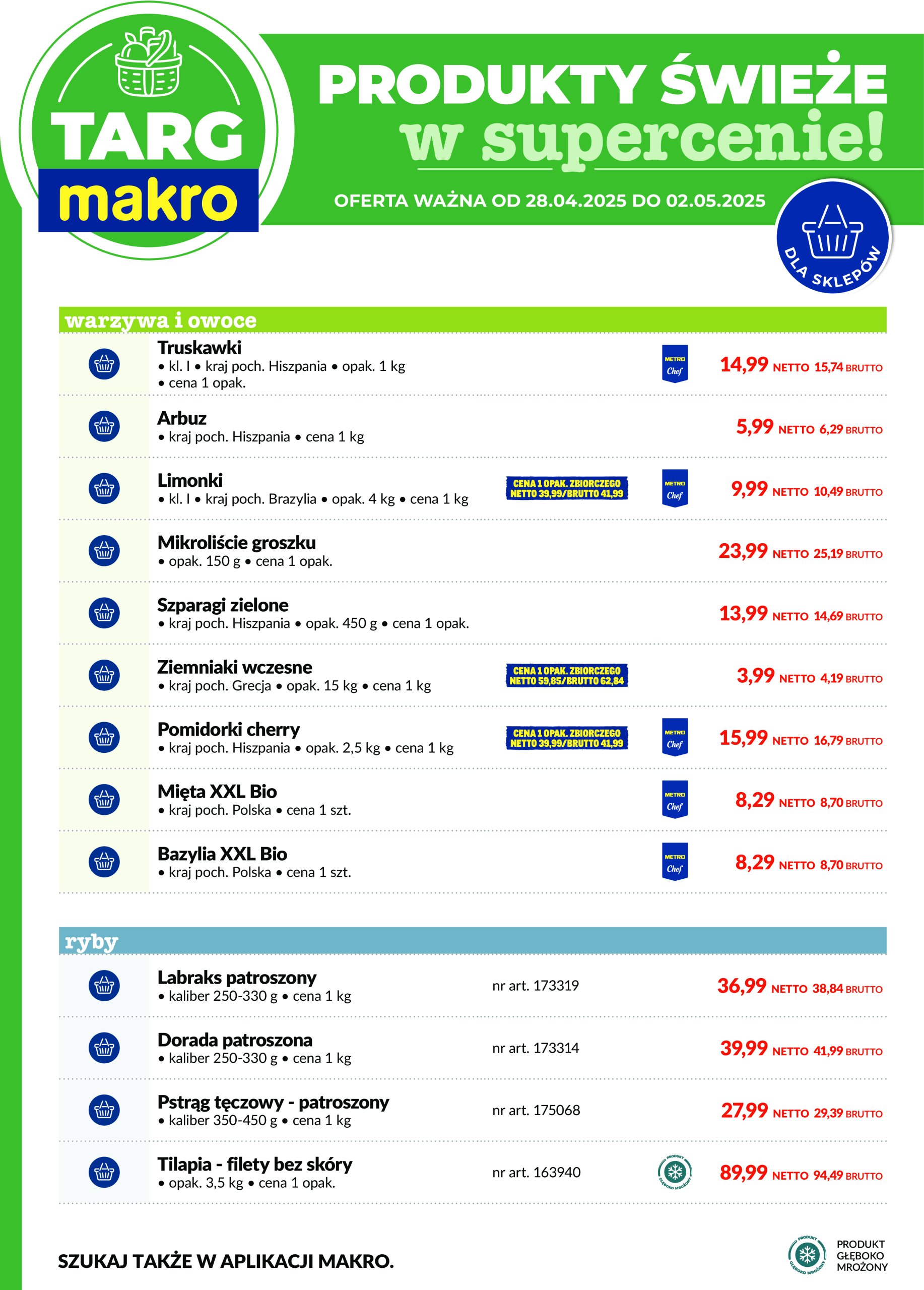 makro - Targ MAKRO - Oferta świeża w super cenach! gazetka ważna od 28.04. - 02.05. - page: 8