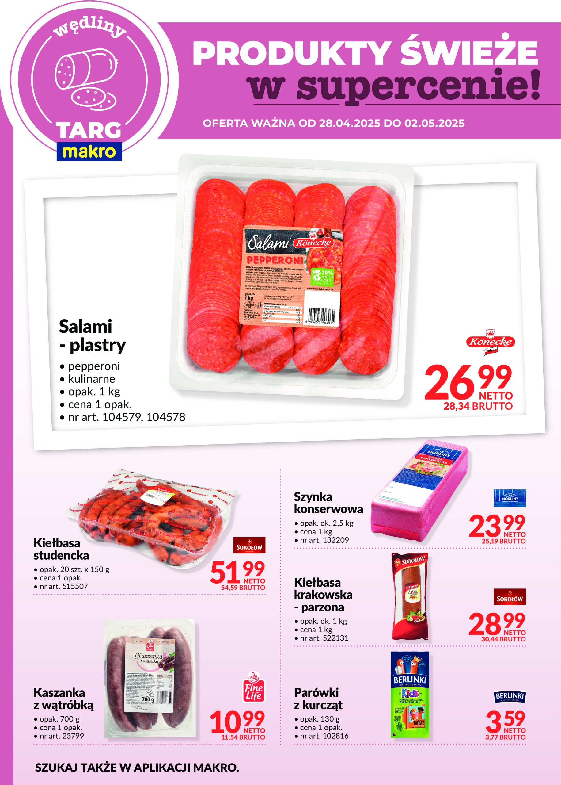 makro - Targ MAKRO - Oferta świeża w super cenach! gazetka ważna od 28.04. - 02.05. - page: 3