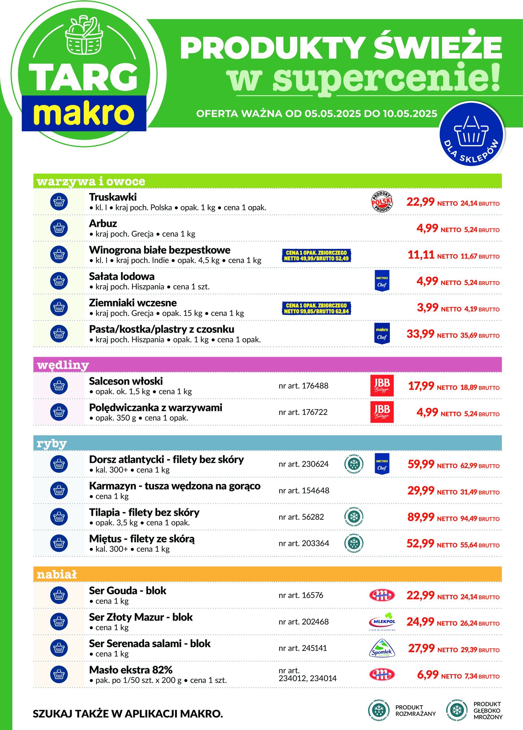 makro - Targ MAKRO - oferta świeża w super cenach gazetka ważna od 05.05. - 10.05. - page: 7