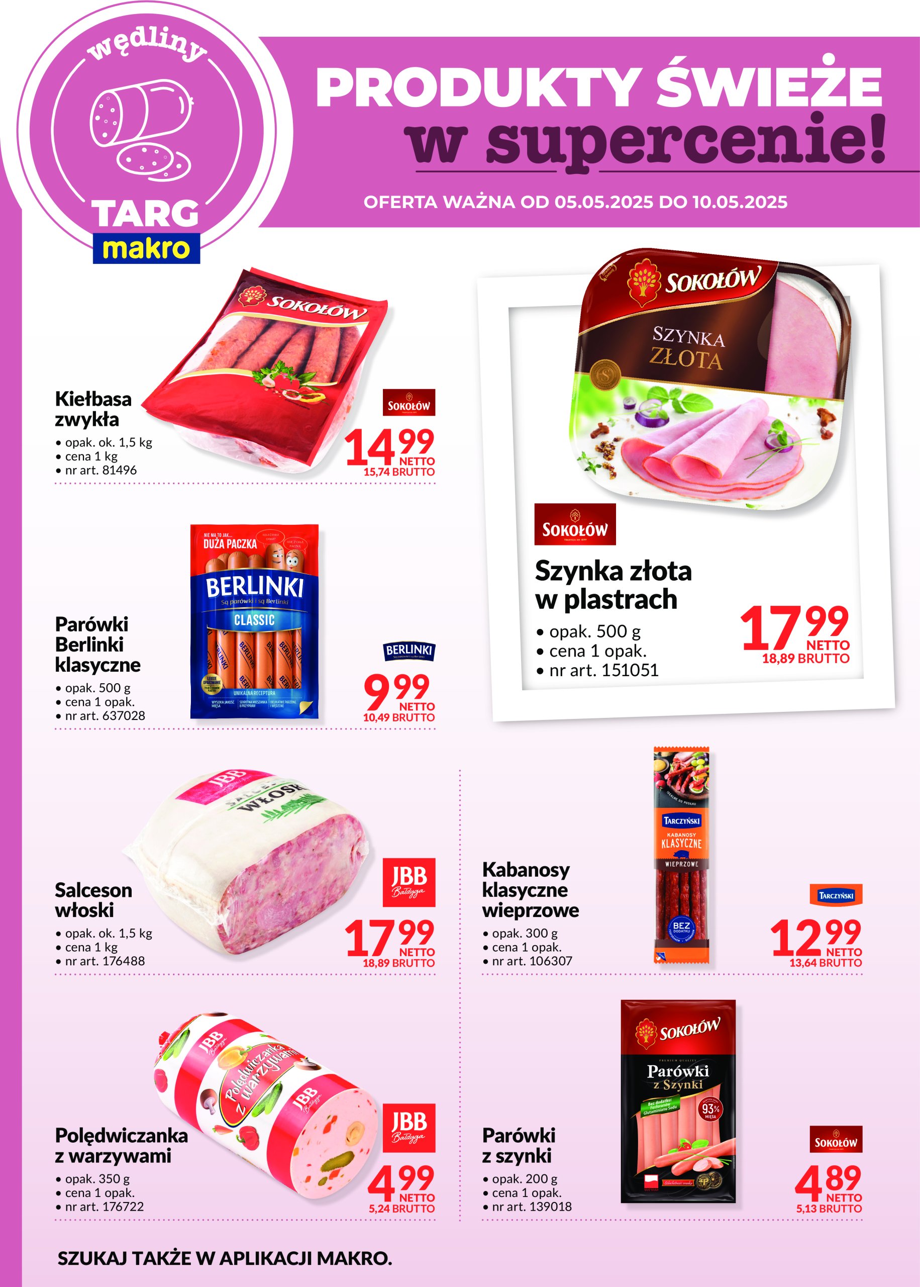 makro - Targ MAKRO - oferta świeża w super cenach gazetka ważna od 05.05. - 10.05. - page: 3