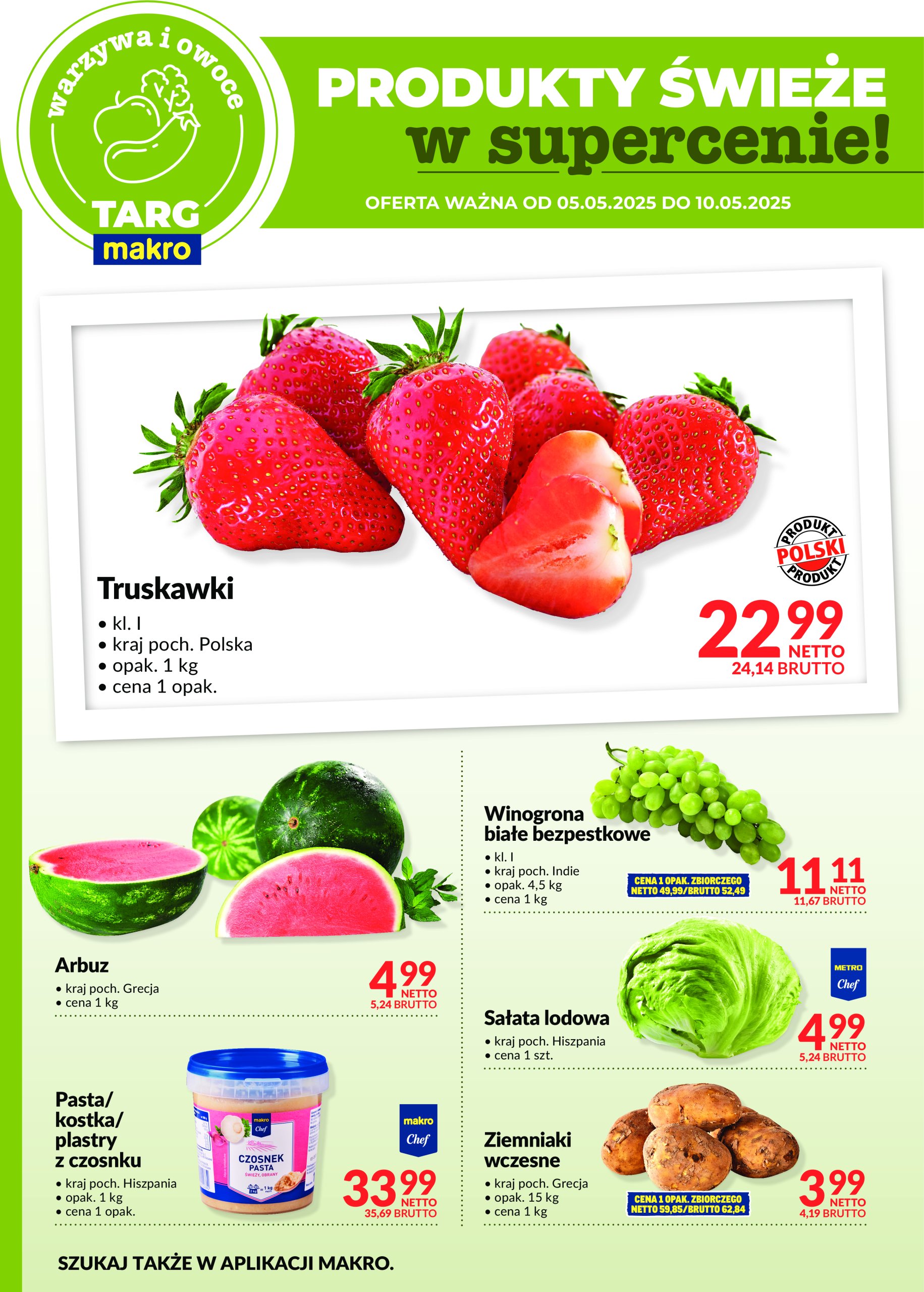 makro - Targ MAKRO - oferta świeża w super cenach gazetka ważna od 05.05. - 10.05. - page: 5