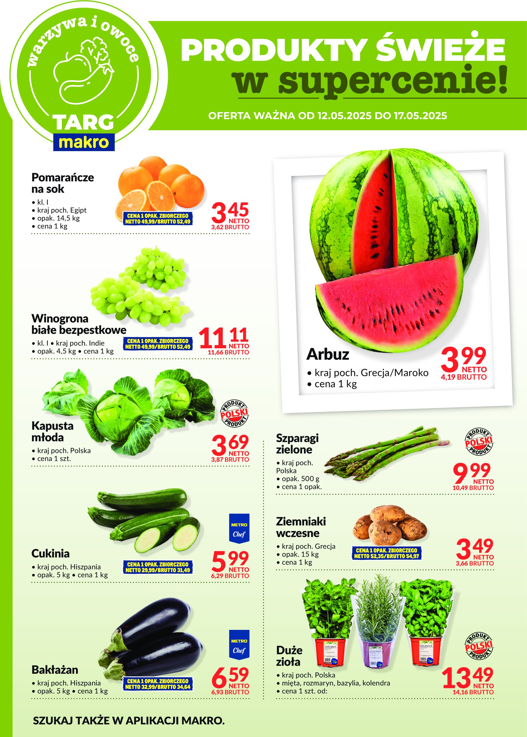 makro - Targ MAKRO - Oferta świeża w super cenach! gazetka ważna od 12.05. - 17.05. - page: 5