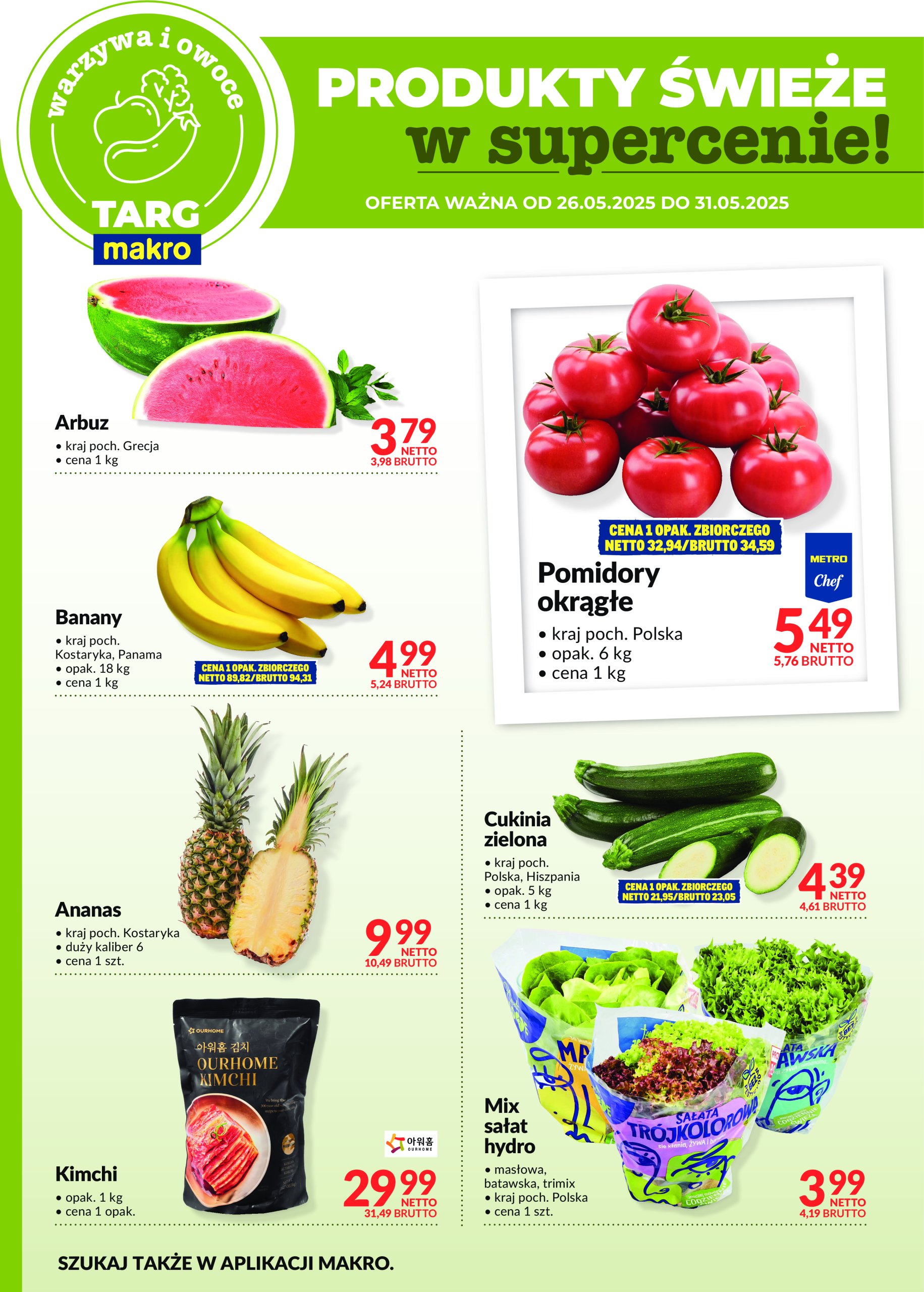 makro - Targ MAKRO - Oferta świeża w super cenach! gazetka ważna od 26.05. - 31.05. - page: 5
