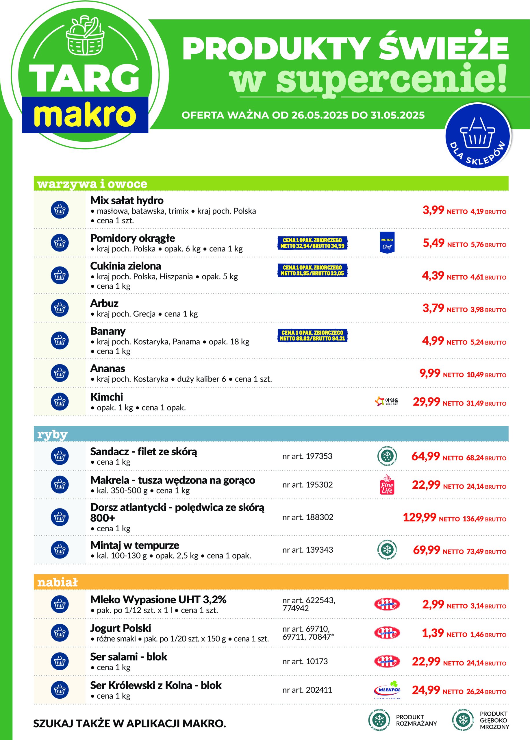 makro - Targ MAKRO - Oferta świeża w super cenach! gazetka ważna od 26.05. - 31.05. - page: 7