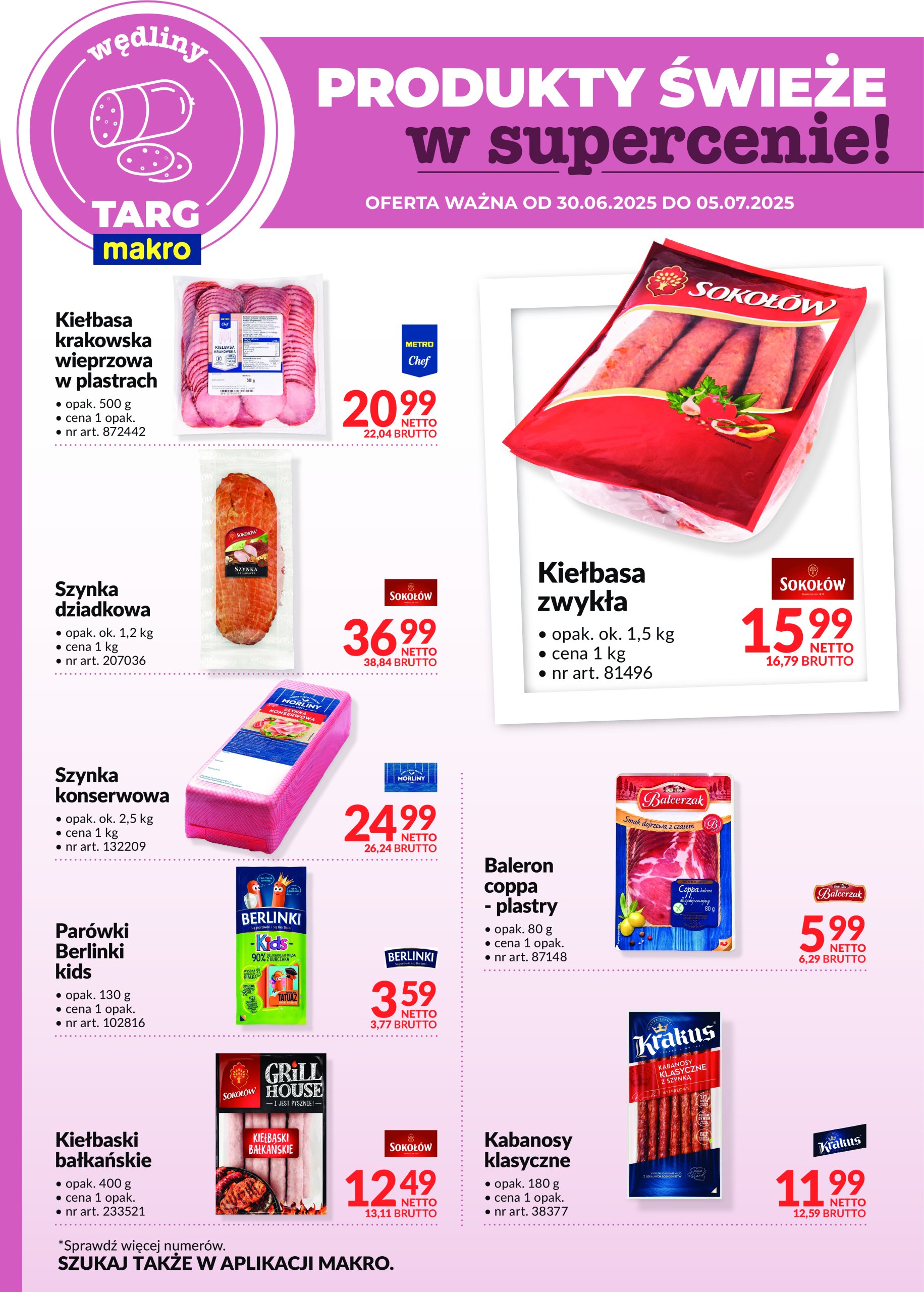 makro - Gazetka Targ MAKRO - oferta świeża w super cenach ważna od 30.06. - 05.07. - page: 3