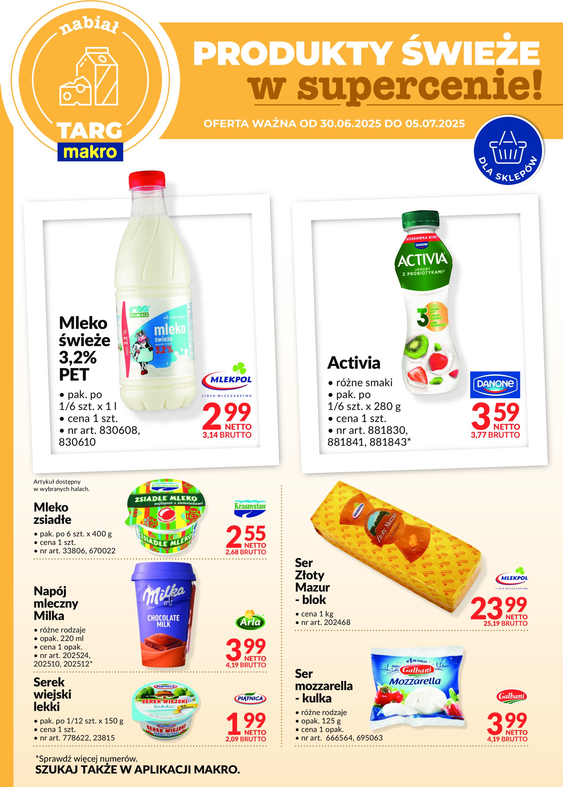 makro - Gazetka Targ MAKRO - oferta świeża w super cenach ważna od 30.06. - 05.07. - page: 2
