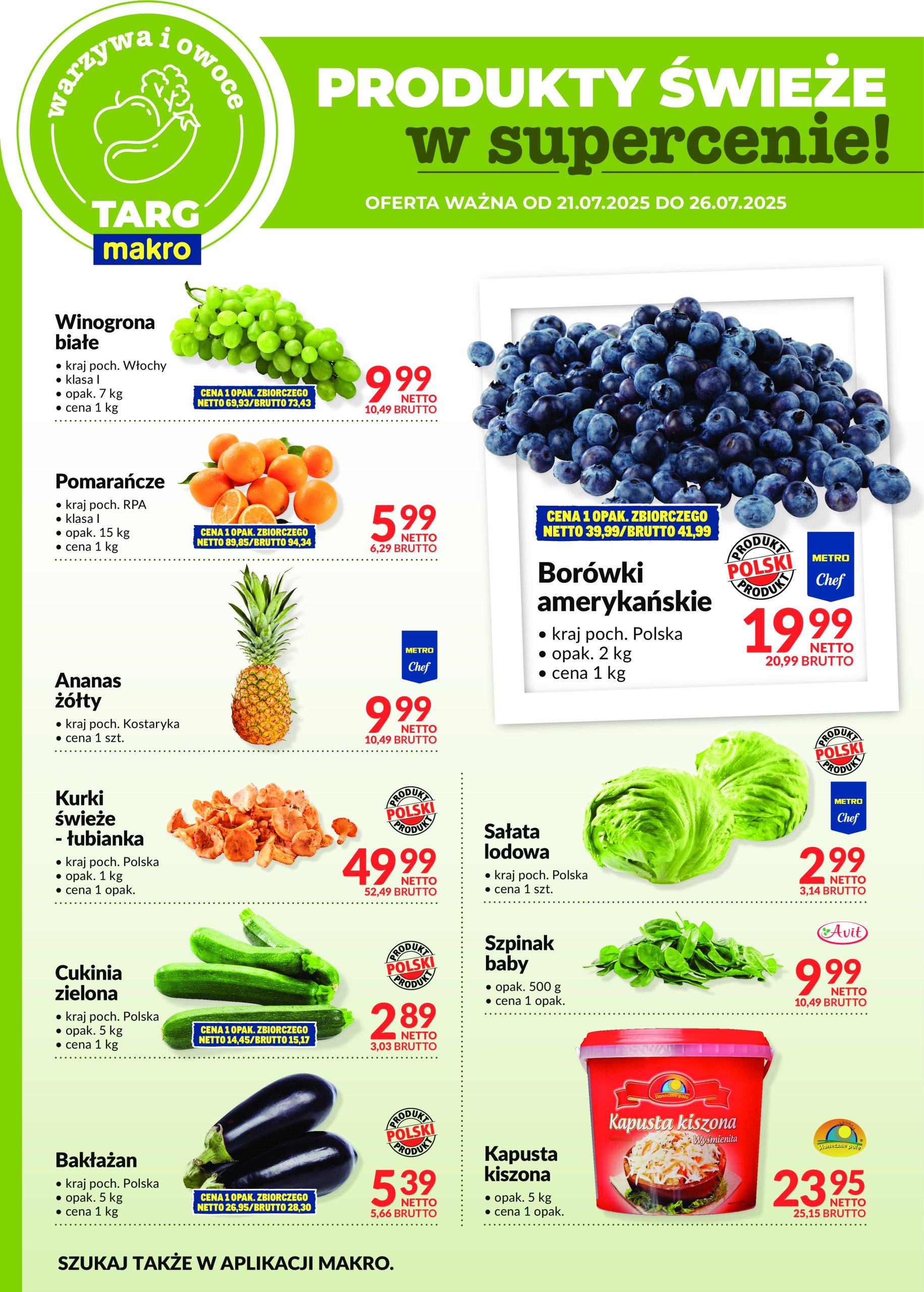 makro - Gazetka Targ MAKRO - Oferta świeża w super cenach! ważna od 21.07. - 26.07. - page: 5