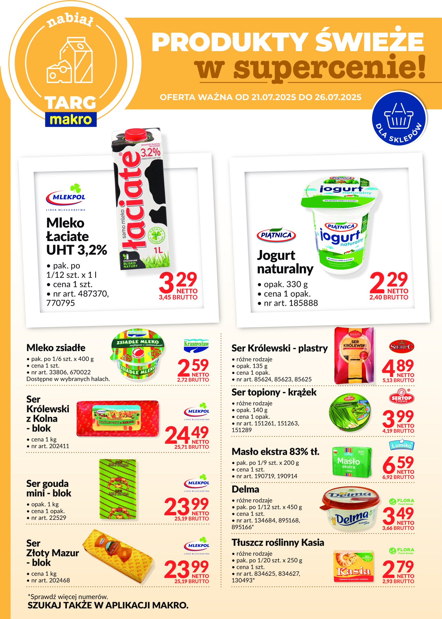 makro - Gazetka Targ MAKRO - Oferta świeża w super cenach! ważna od 21.07. - 26.07. - page: 2