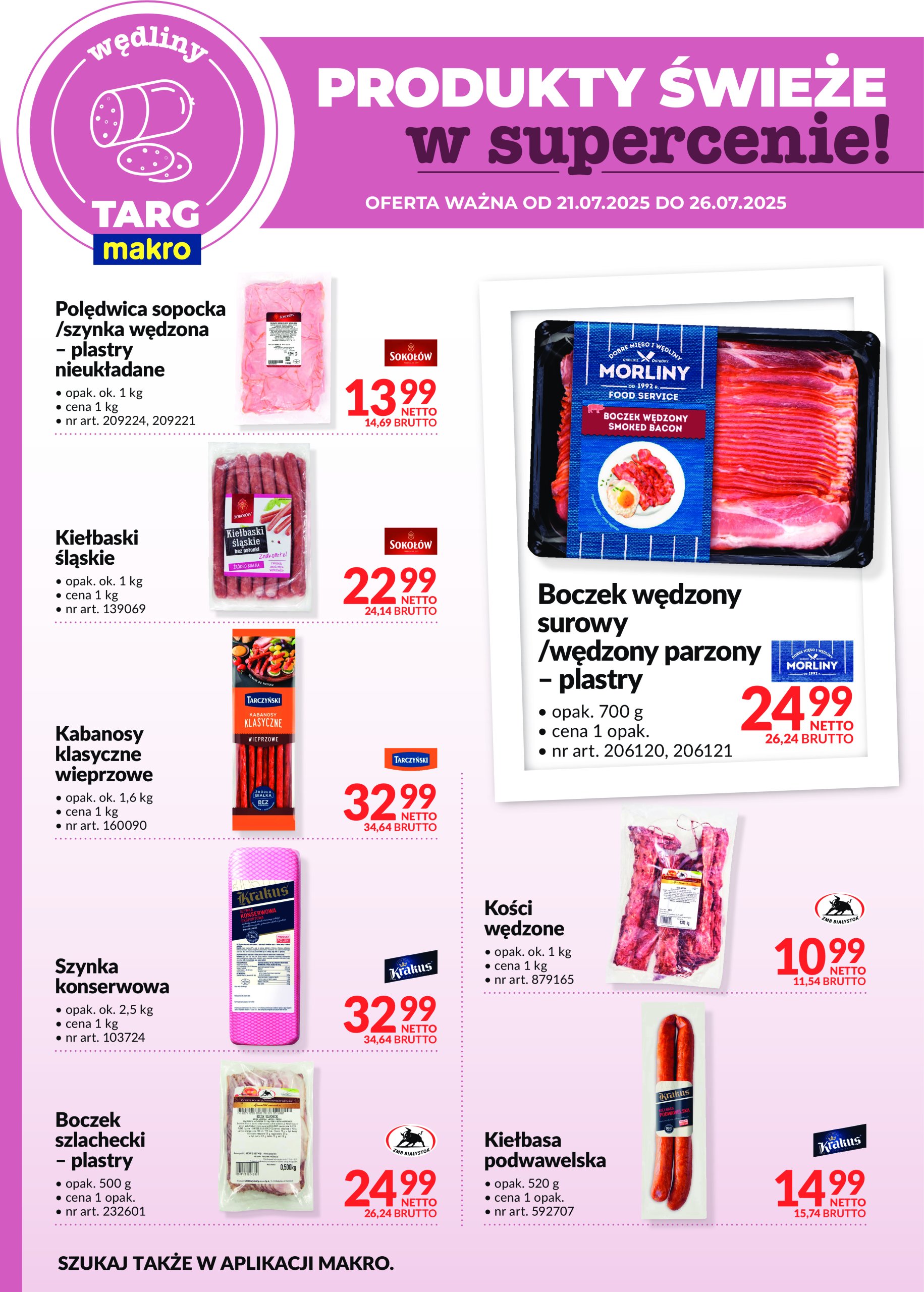 makro - Gazetka Targ MAKRO - Oferta świeża w super cenach! ważna od 21.07. - 26.07. - page: 3