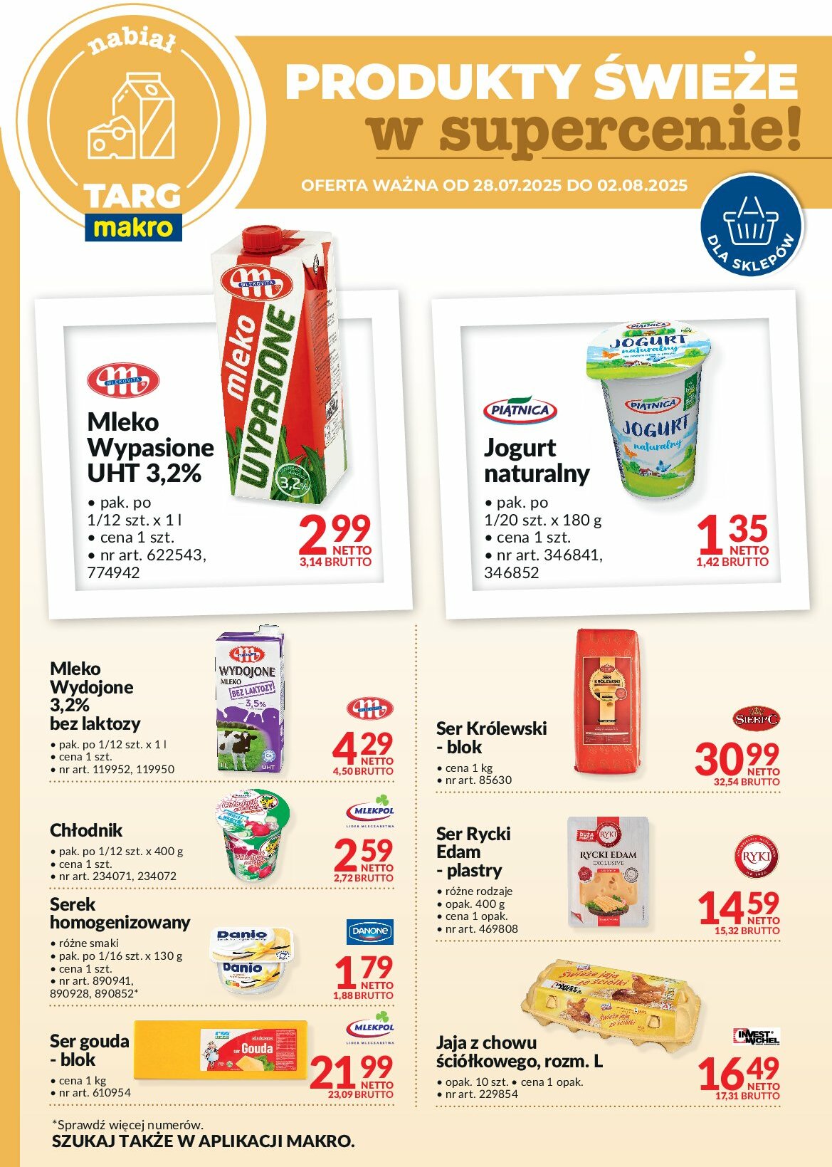 makro - Gazetka Targ MAKRO - oferta świeża w super cenach - ważna od 28.07. do 02.08. - page: 2