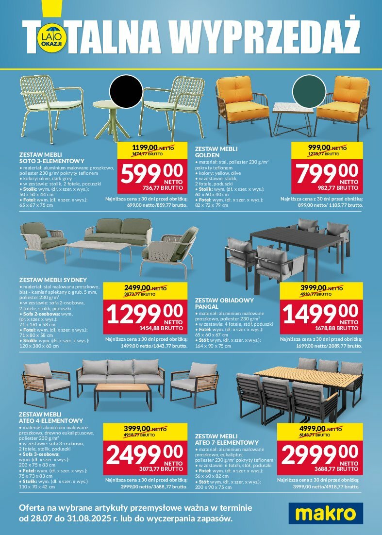 makro - Gazetka Makro - Totalna Wyprzedaż - ważna od 28.07. do 31.08. - page: 2