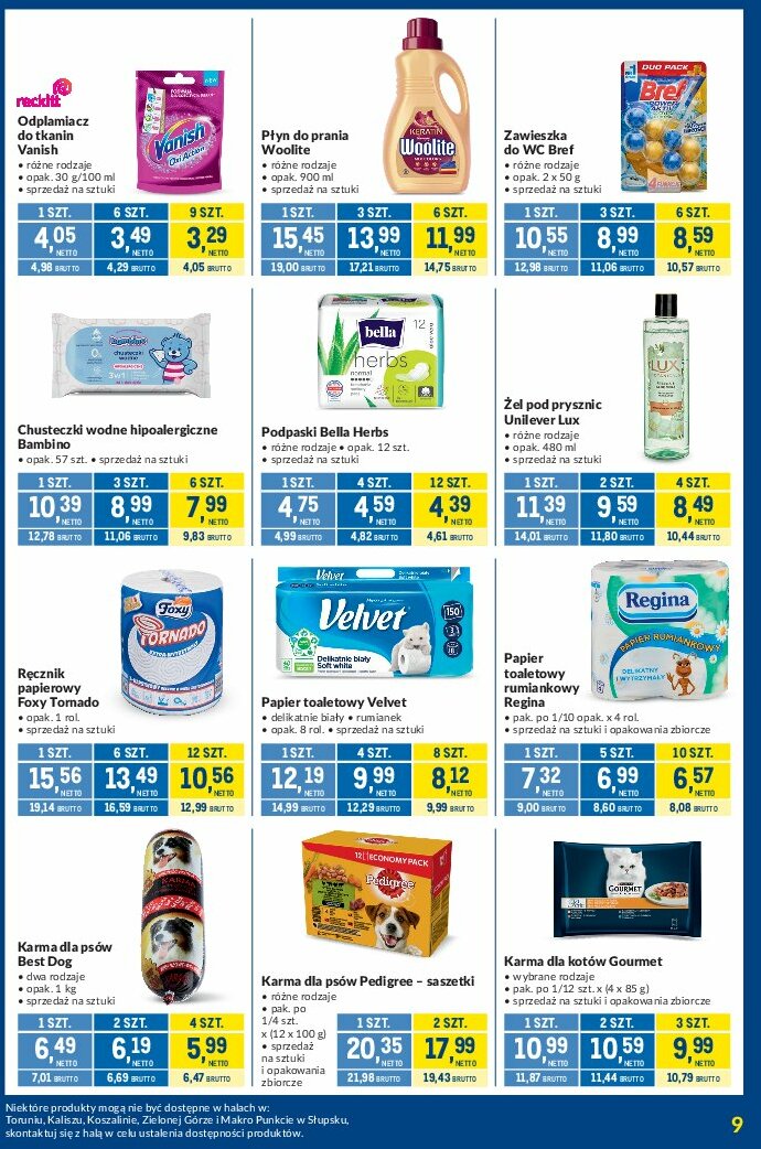 makro - Gazetka Makro - Kupujesz więcej płacisz mniej - ważna od 05.08. do 01.09. - page: 9