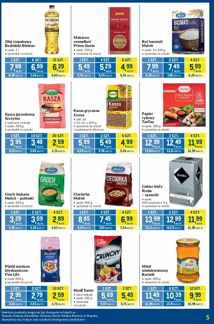 makro - Gazetka Makro - Kupujesz więcej płacisz mniej - ważna od 05.08. do 01.09. - page: 5
