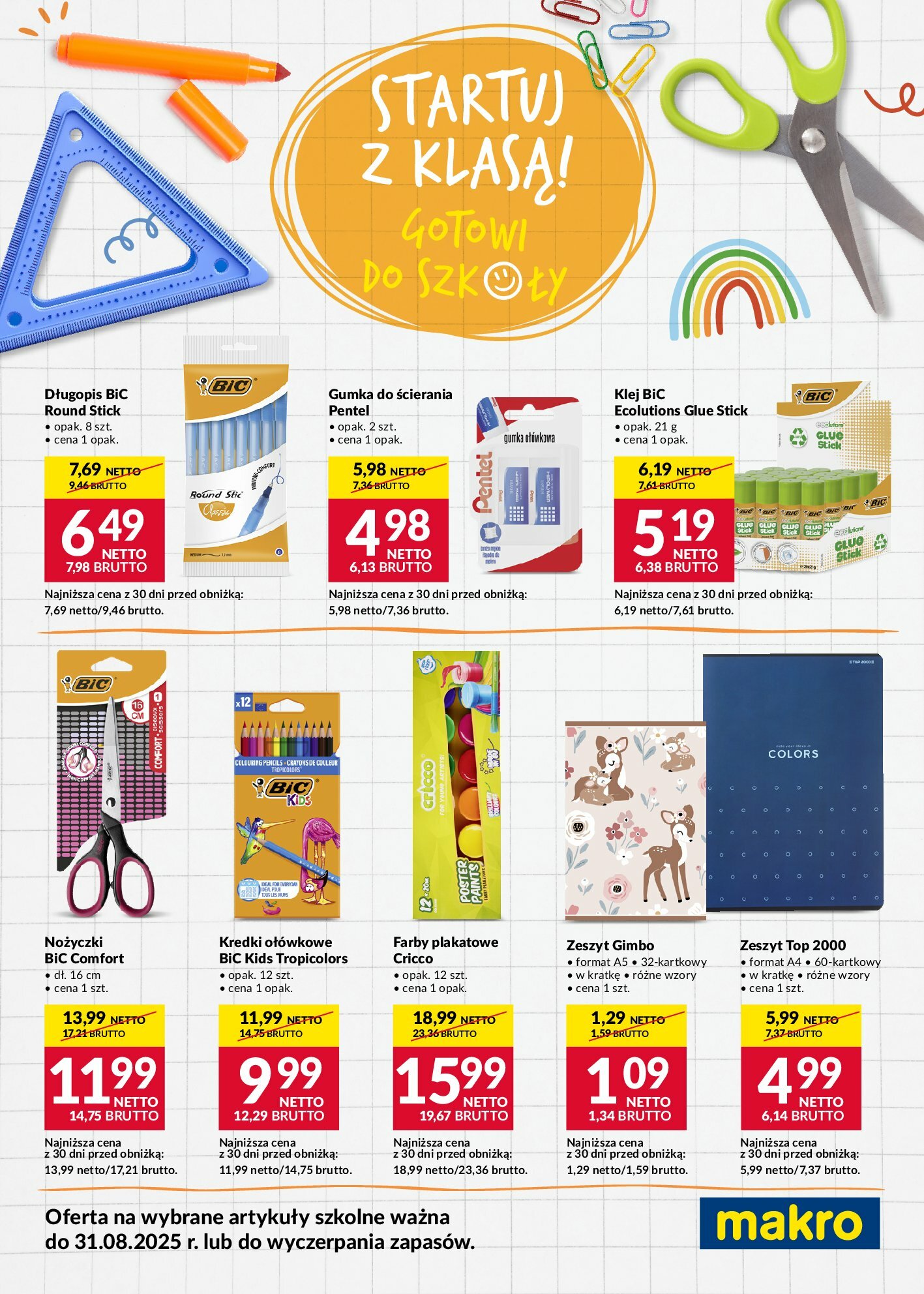 makro - Gazetka Makro - Ulotka Back to School - ważna od 19.08. do 31.08.