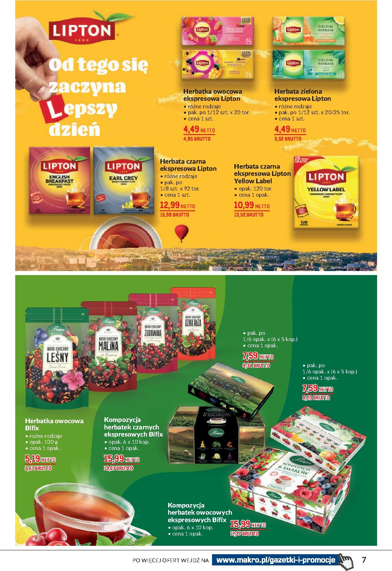 makro - Gazetka Makro - Katalog kawa herbata - ważna od 16.09. do 29.09. - page: 7