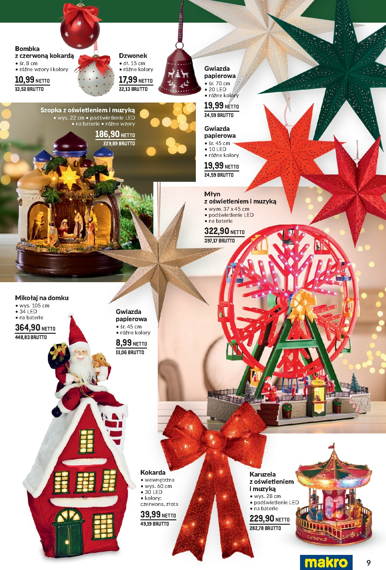 makro - Gazetka Makro - Katalog świąteczne dekoracje - ważna od 02.11. do 31.12. - page: 9