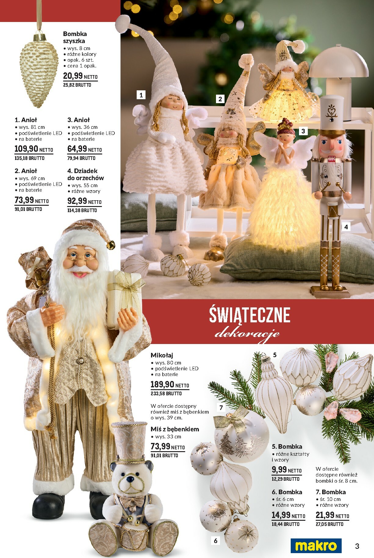 makro - Gazetka Makro - Katalog świąteczne dekoracje - ważna od 02.11. do 31.12. - page: 3