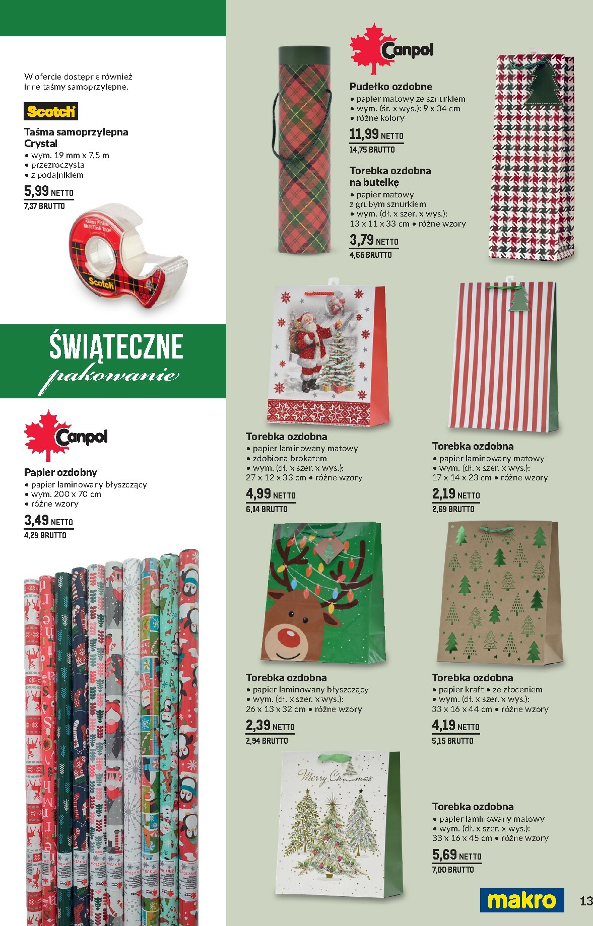 makro - Gazetka Makro - Katalog świąteczne dekoracje - ważna od 02.11. do 31.12. - page: 13