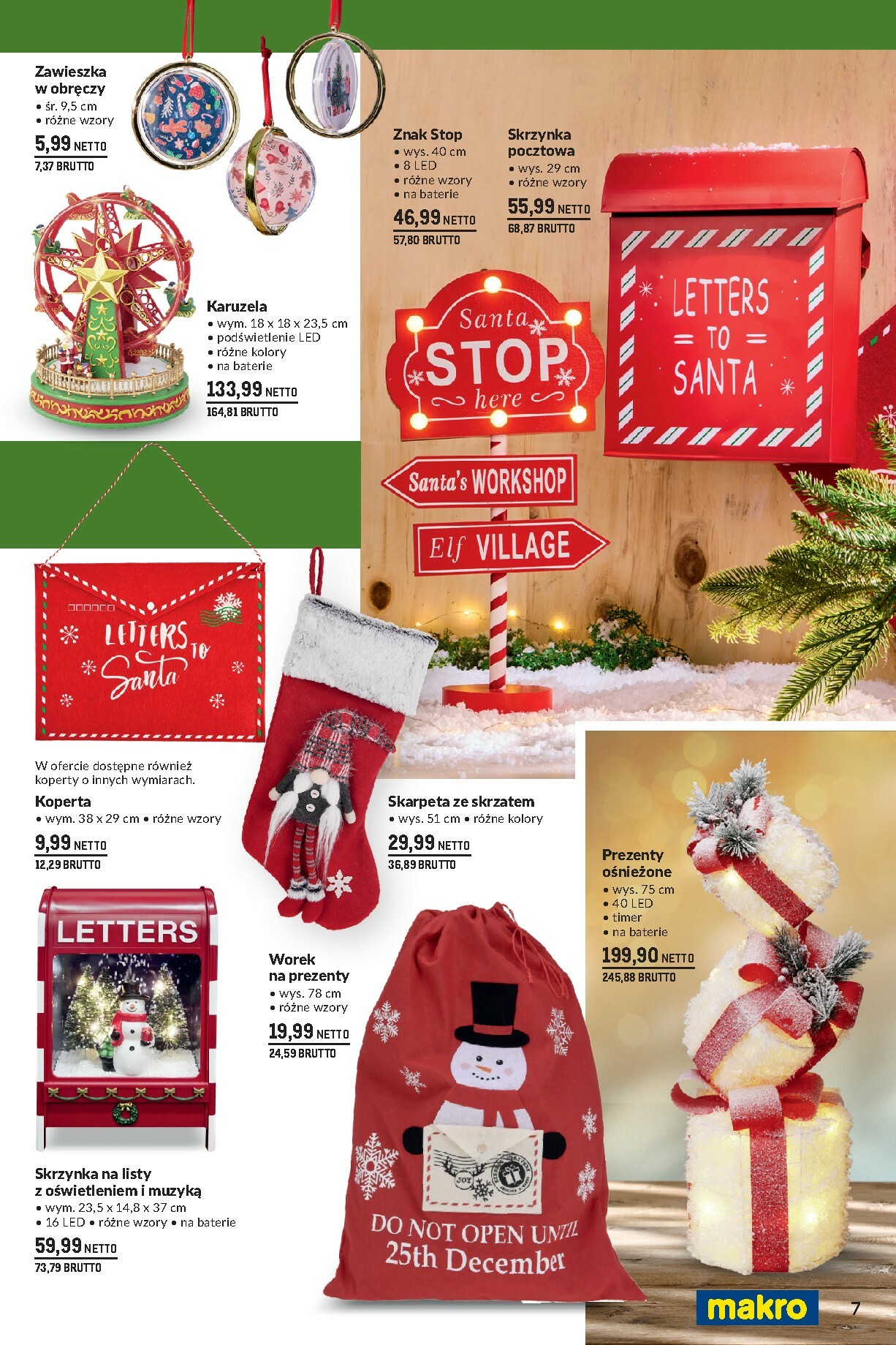 makro - Gazetka Makro - Katalog świąteczne dekoracje - ważna od 02.11. do 31.12. - page: 7
