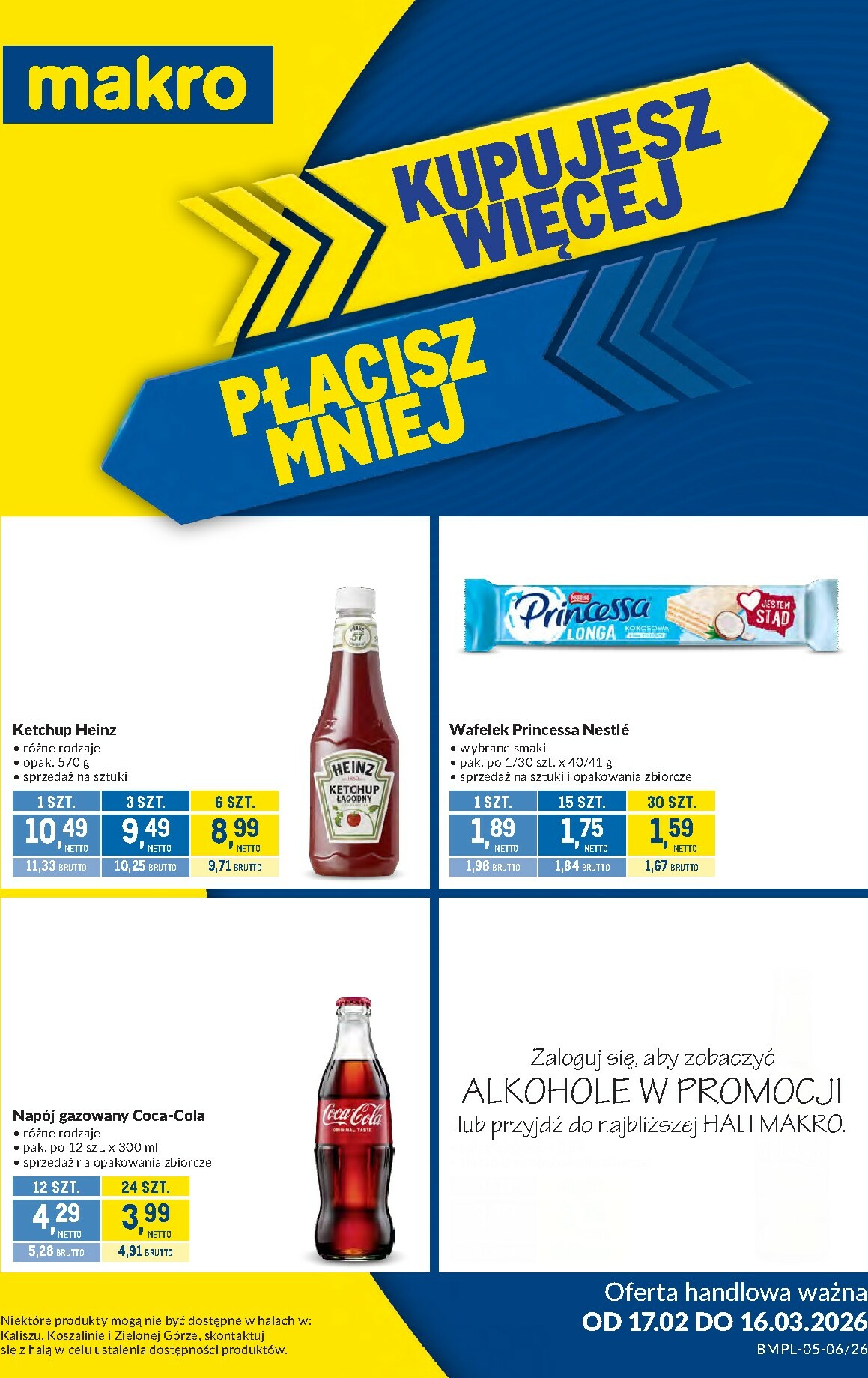 makro - Gazetka Makro - Kupujesz więcej płacisz mniej - ważna od 17.02.2026 do 16.03.2026