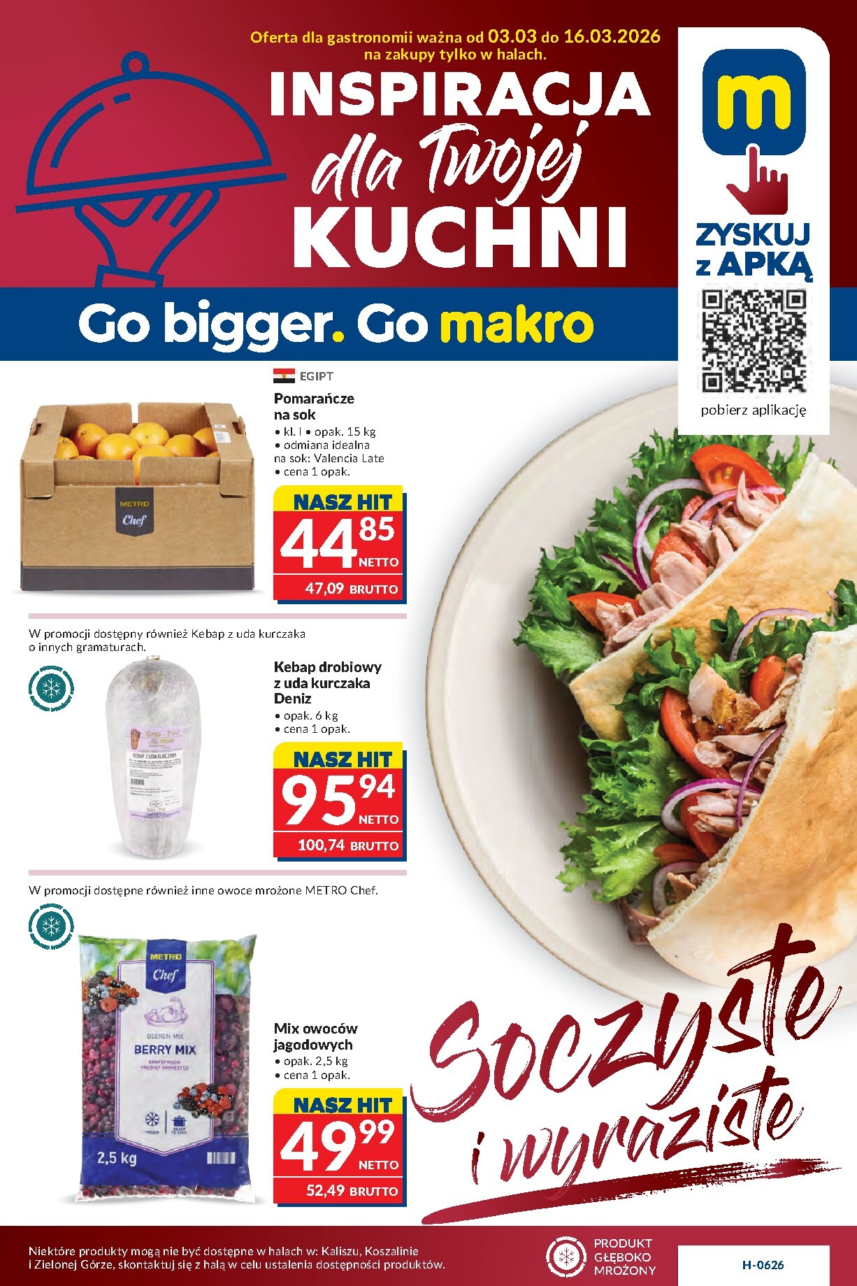 makro - Gazetka Makro - Inspiracja dla twojej kuchni - ważna od 03.03.2026 do 16.03.2026