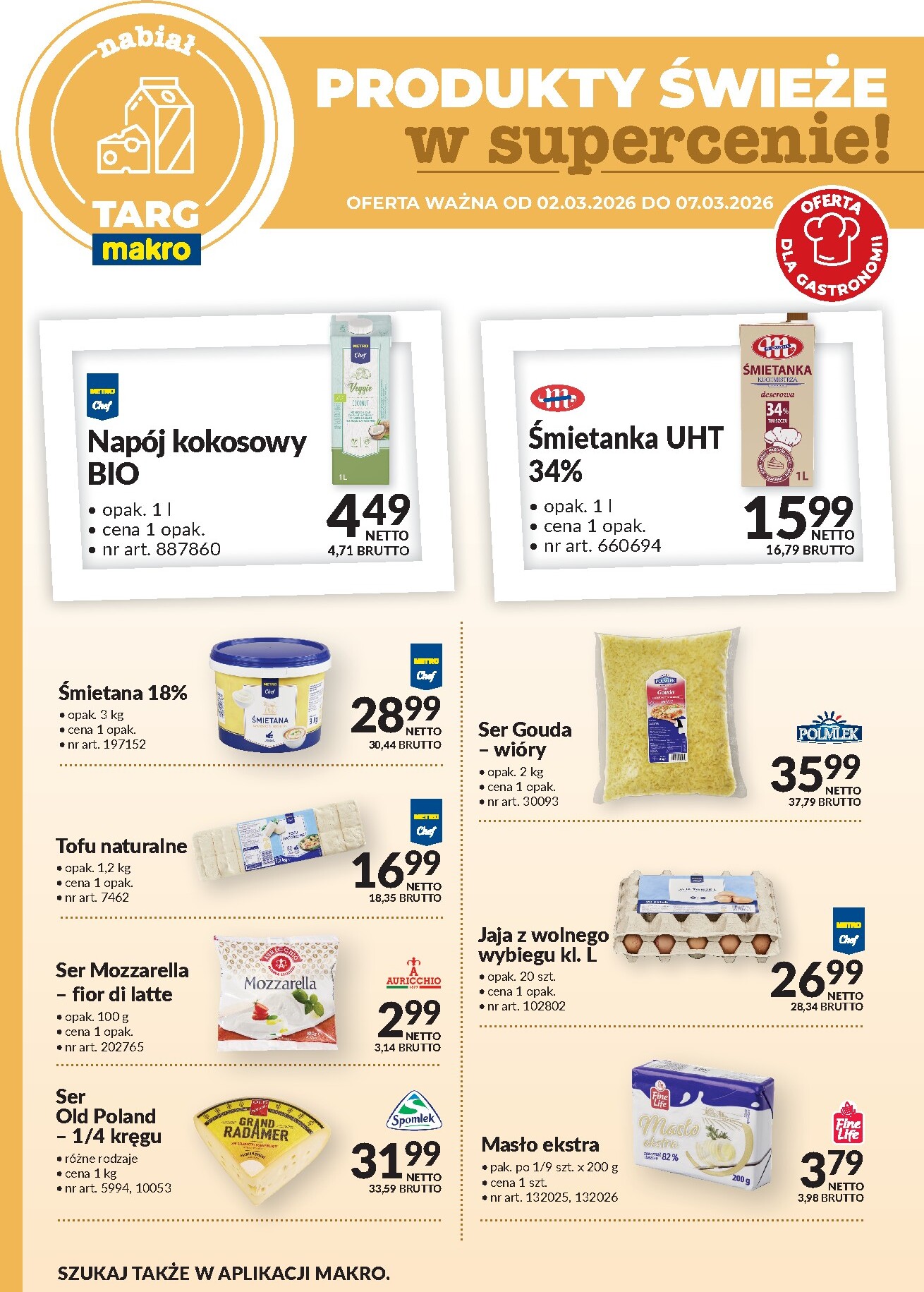 makro - Gazetka Makro - Produkty świeże w supercenie! - ważna od 02.03.2026 do 07.03.2026 - page: 3