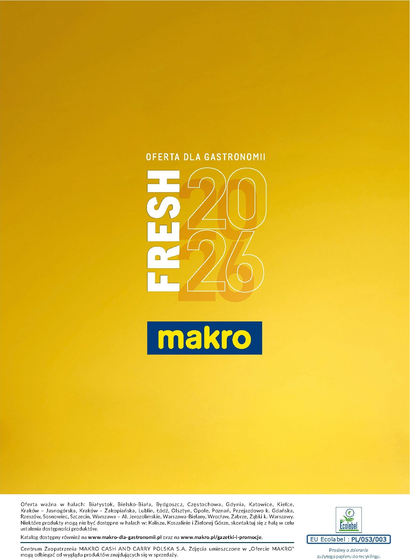 makro - Gazetka Makro - Fresh Oferta - ważna od 15.03.2026 do 31.12.2026 - page: 156