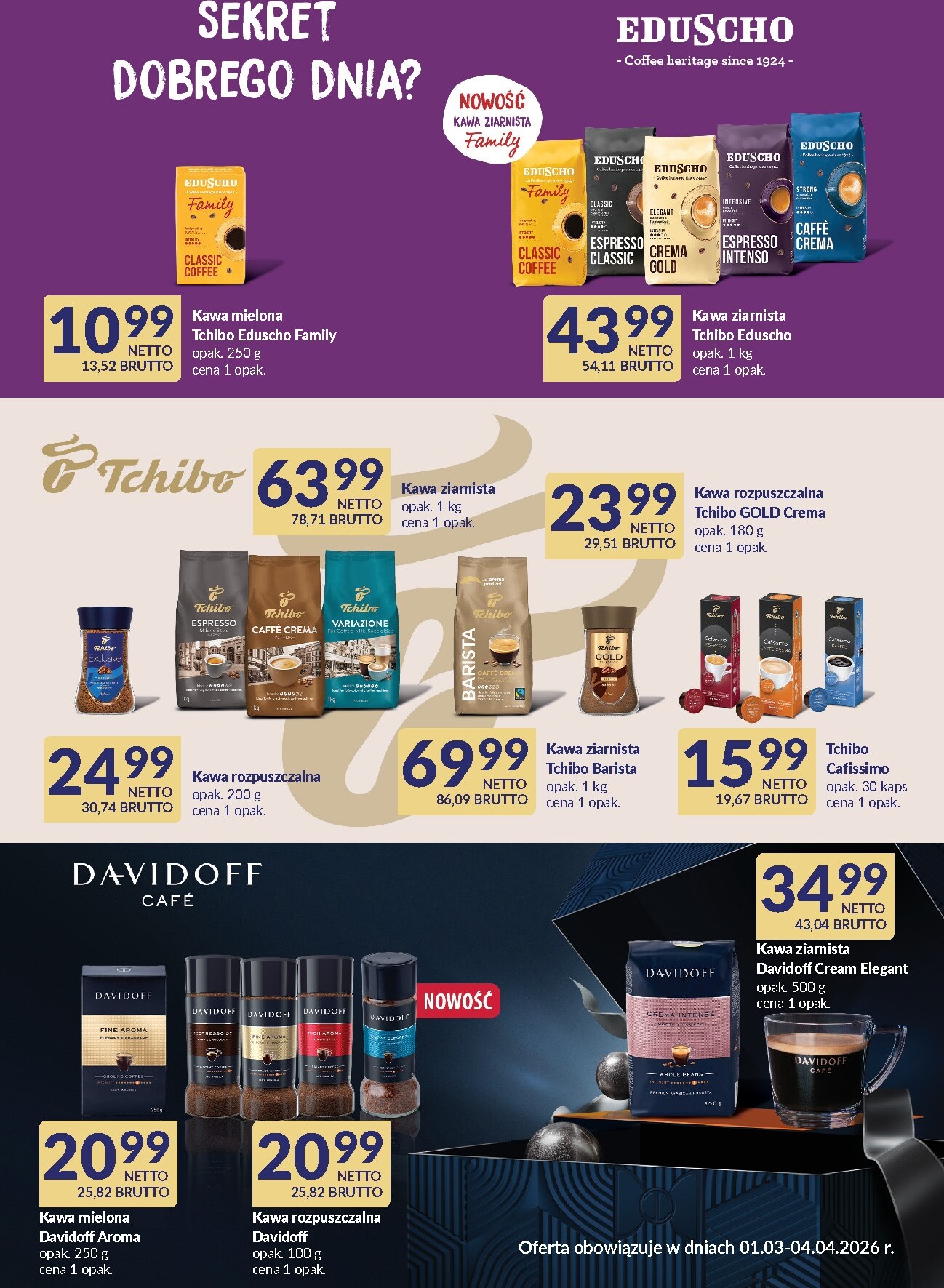 makro - Gazetka Makro - Eduscho - ważna od 01.03.2026 do 04.04.2026 - page: 1