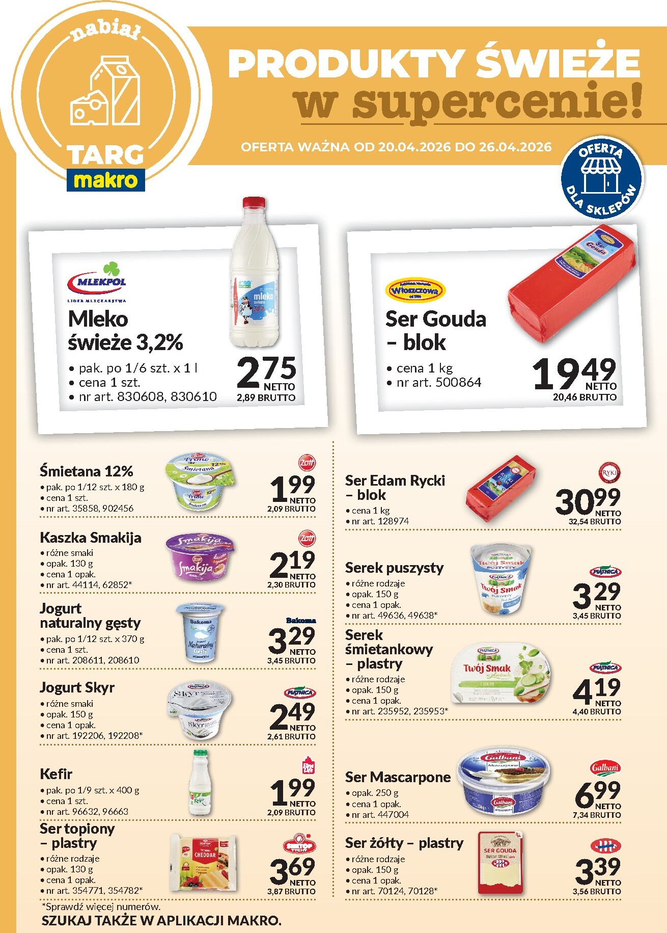 makro - Aktualna gazetka Makro - Produkty świeże w supercenie! ważna od 20.04.2026 do 26.04.2026