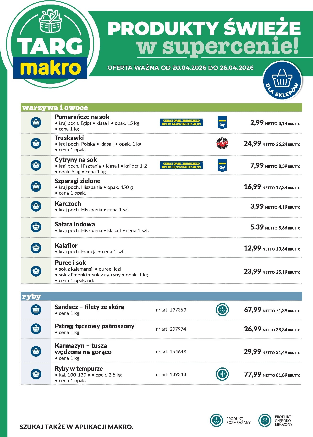 makro - Aktualna gazetka Makro - Produkty świeże w supercenie! ważna od 20.04.2026 do 26.04.2026 - page: 6